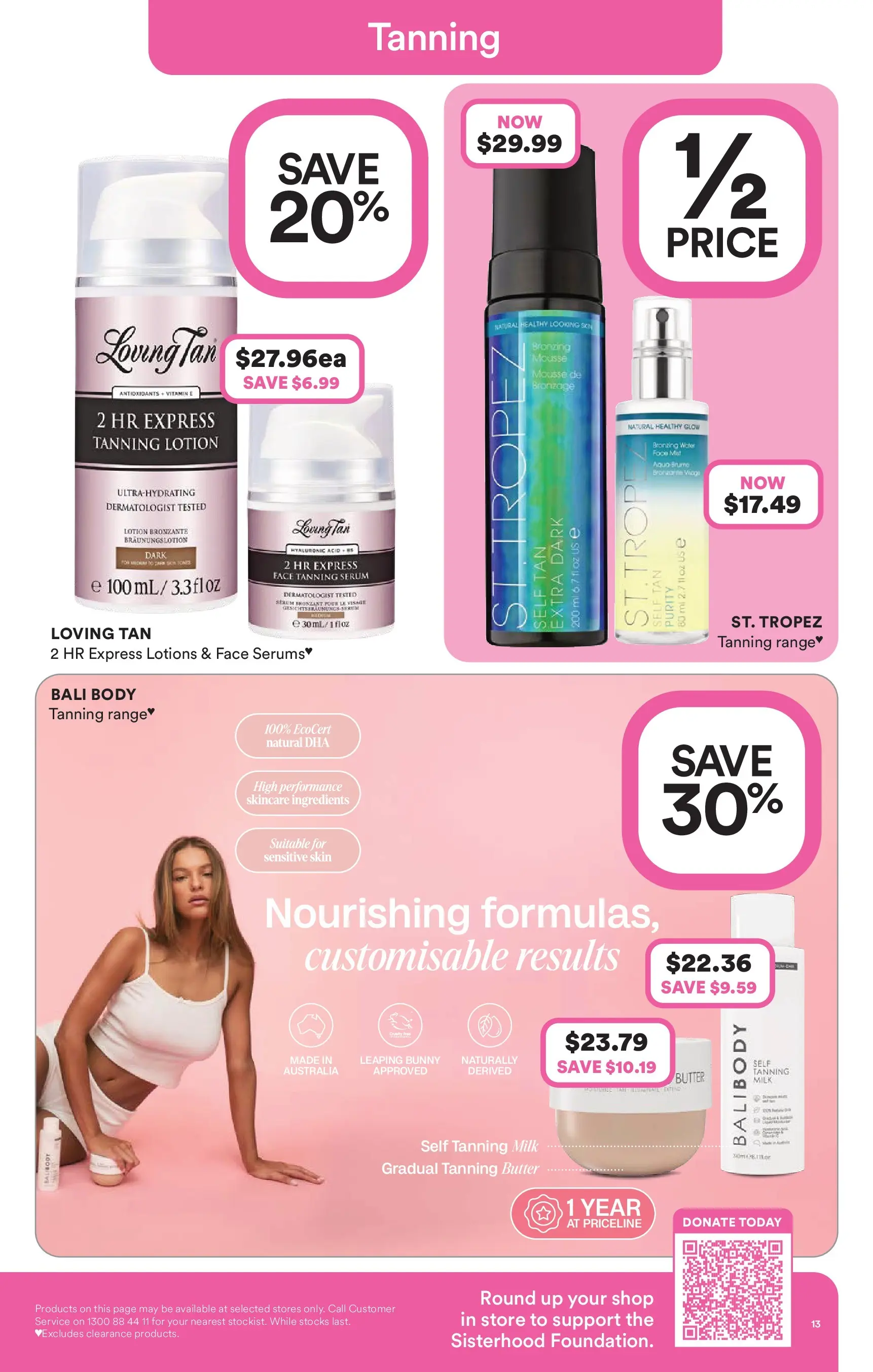 Priceline Pharmacy catalogue Cairnlea - 05/03/2026 > weekly / monthly specials | Page: 13 | Products: Butter, Water, Mousse, Sensitive skin