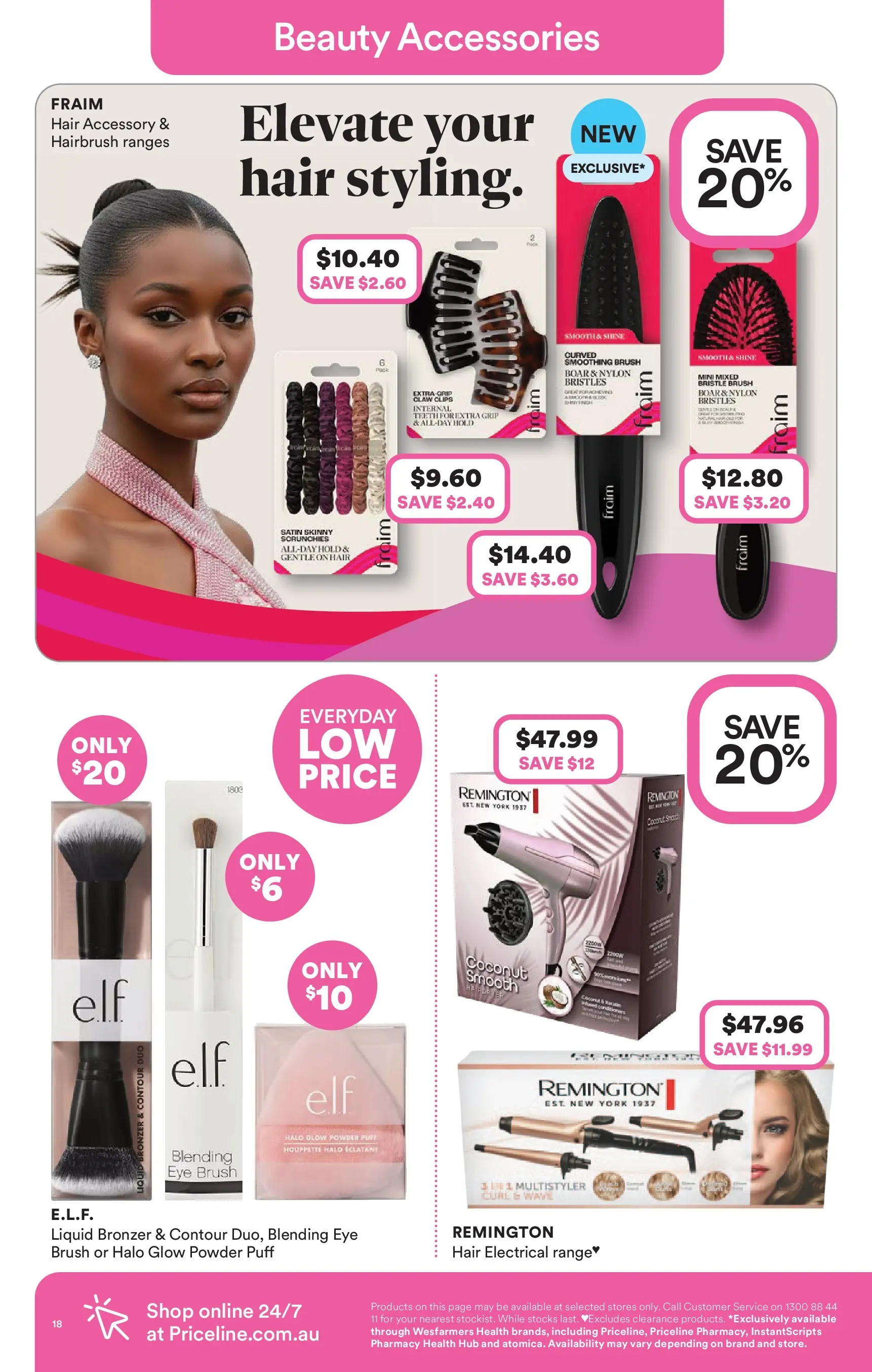 Priceline Pharmacy catalogue Cairnlea - 05/03/2026 > weekly / monthly specials | Page: 18 | Products: Powder, Brush, Accessories, Contour