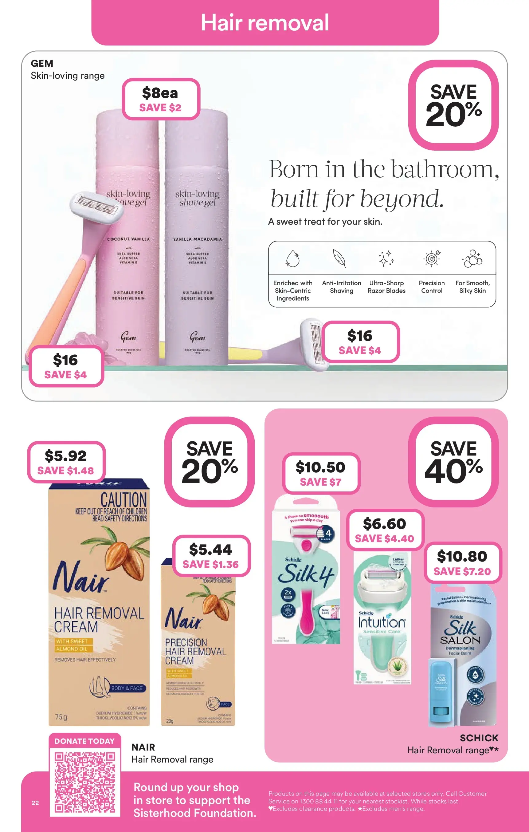 Priceline Pharmacy catalogue Cairnlea - 05/03/2026 > weekly / monthly specials | Page: 22 | Products: Butter, Oil, Cream, Hair removal