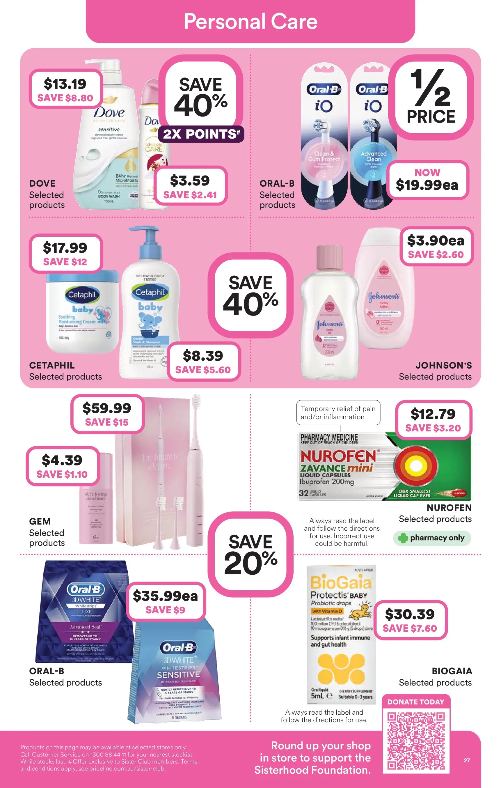 Priceline Pharmacy catalogue Cairnlea - 05/03/2026 > weekly / monthly specials | Page: 27 | Products: Deodorant, Cream, Cap, Vitamin