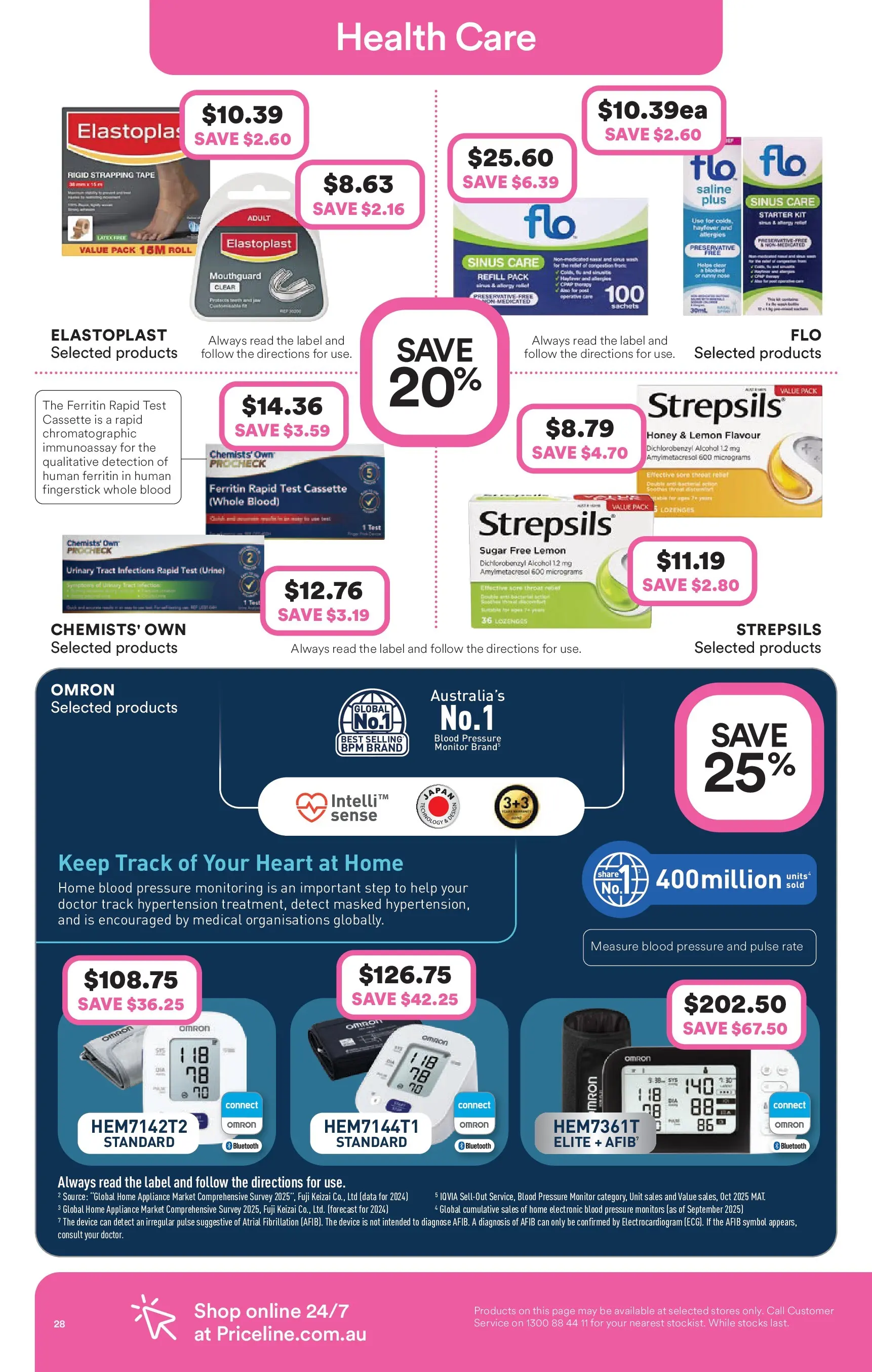 Priceline Pharmacy catalogue Cairnlea - 05/03/2026 > weekly / monthly specials | Page: 28 | Products: Honey, Sugar, Device, Sinus
