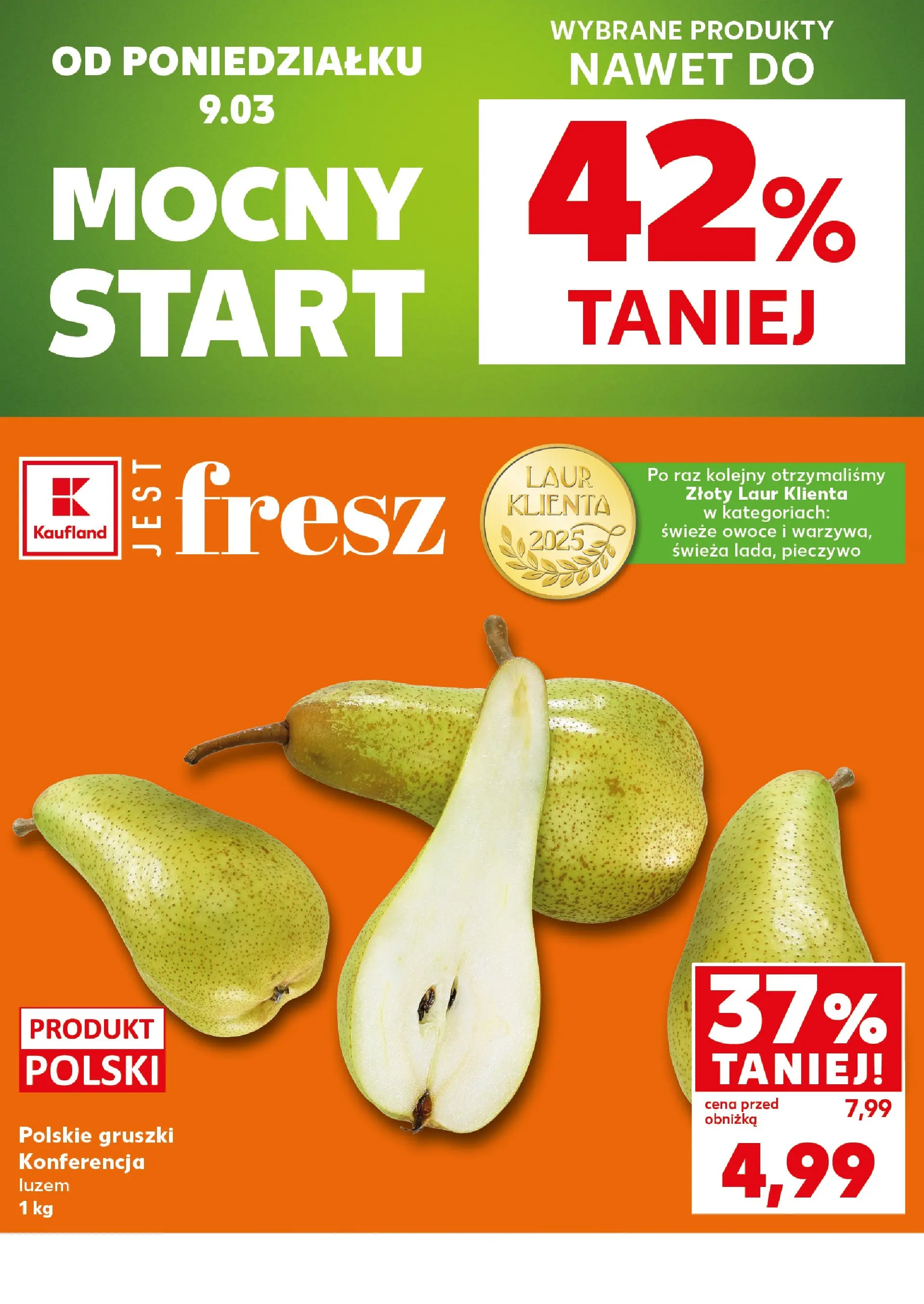 Kaufland gazetka - Mocny start od 09.03.2026 - od jutra PDF | Strona: 2 | Produkty: Pieczywo, Owoce