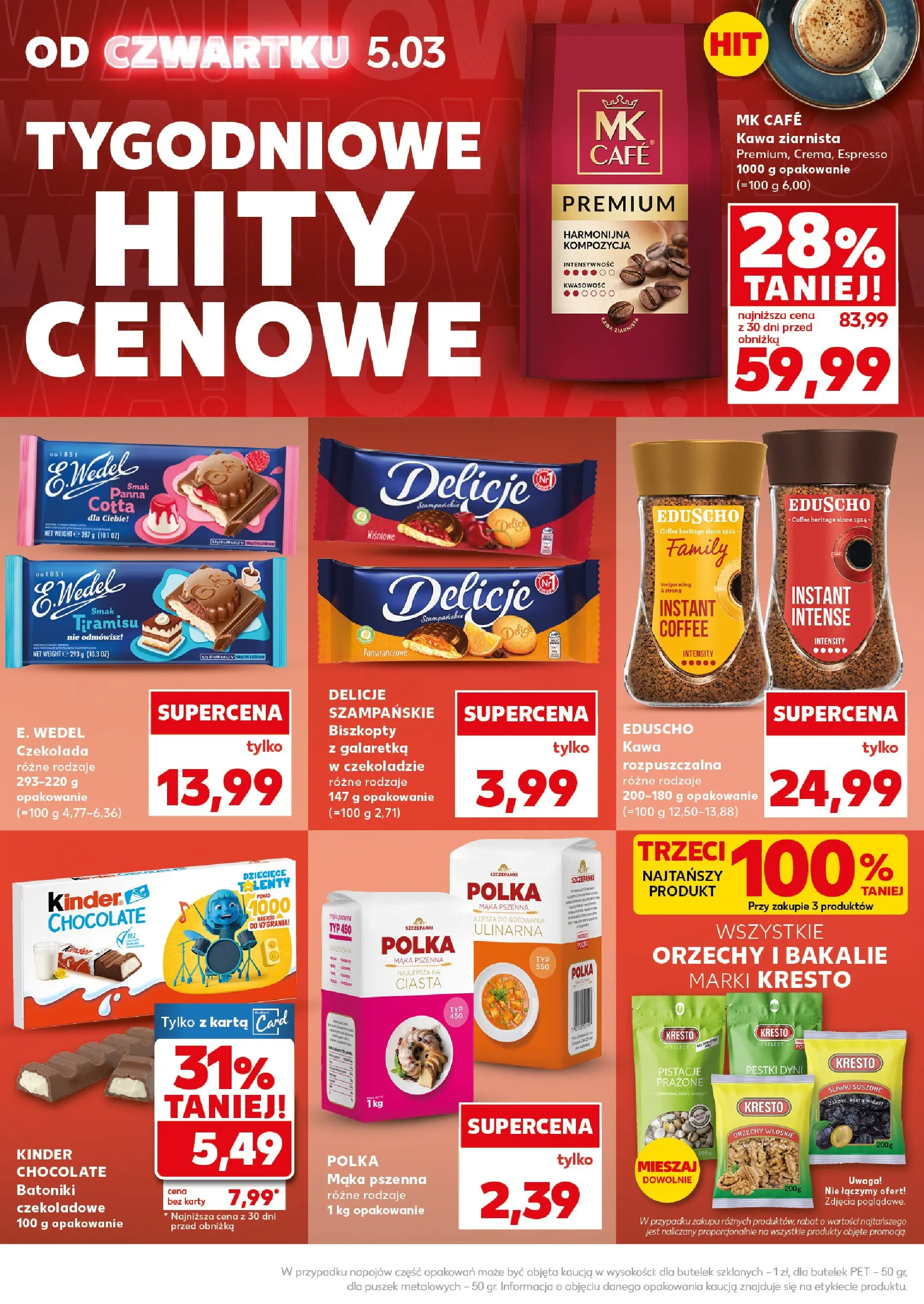 Kaufland gazetka - Mocny start od 09.03.2026 - od jutra PDF | Strona: 8 | Produkty: Tiramisu, Orzechy włoskie, Śliwki suszone, Pestki dyni