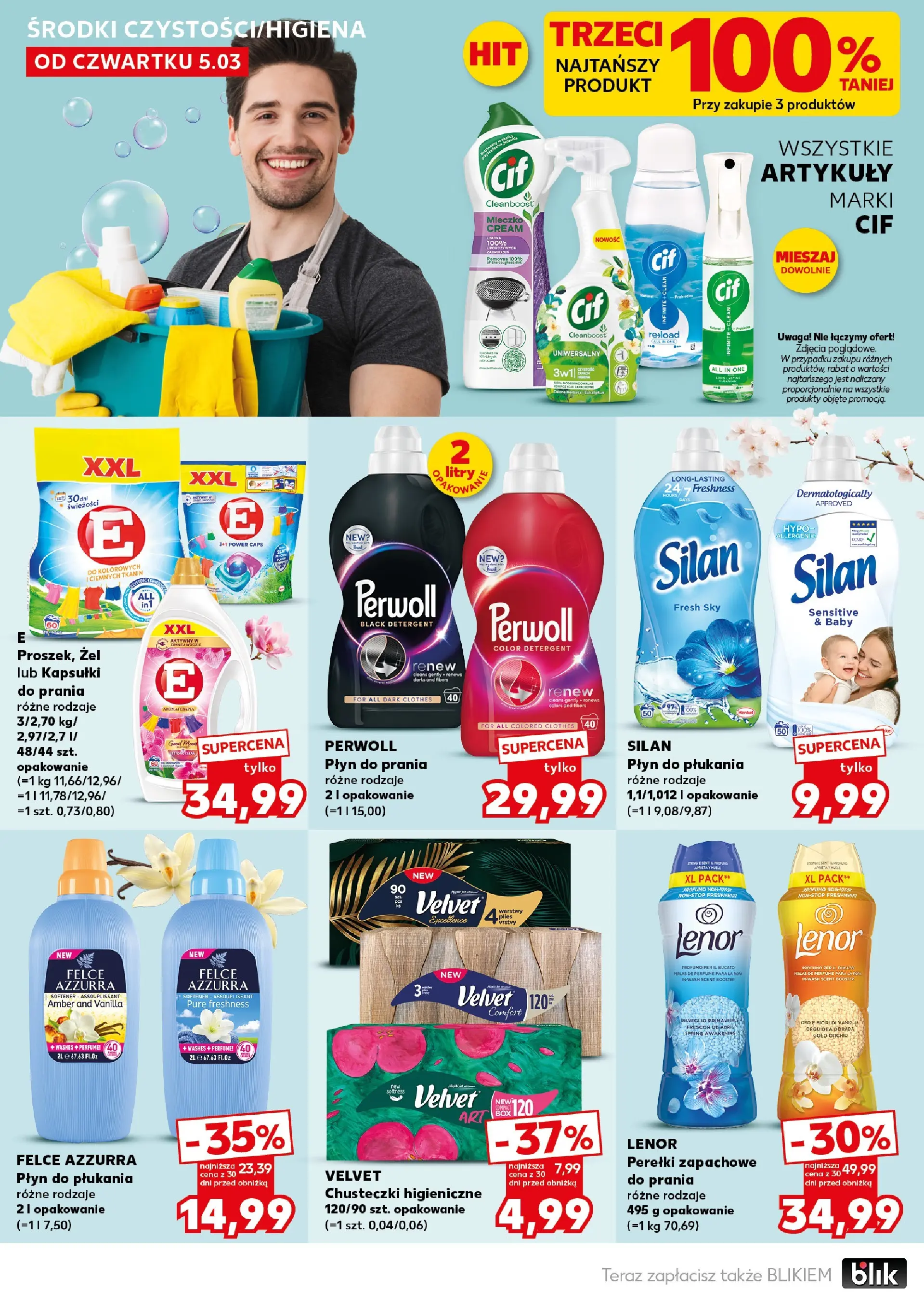 Kaufland gazetka - Mocny start od 09.03.2026 - od jutra PDF | Strona: 26 | Produkty: Chusteczki higieniczne, Dorada, Detergent