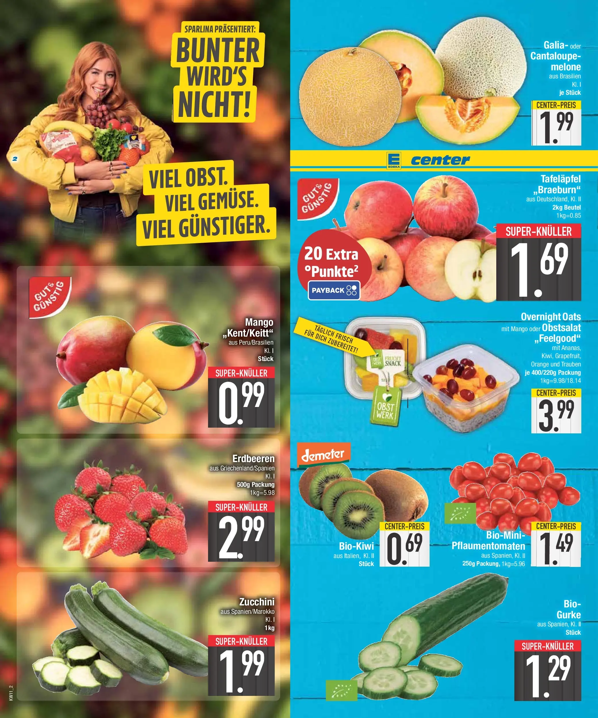 Edeka prospekt Neustadt	 (ab 09.03.2026) » Angebote Online | Seite: 2 | Produkte: Mango, Melone, Erdbeeren, Kiwi
