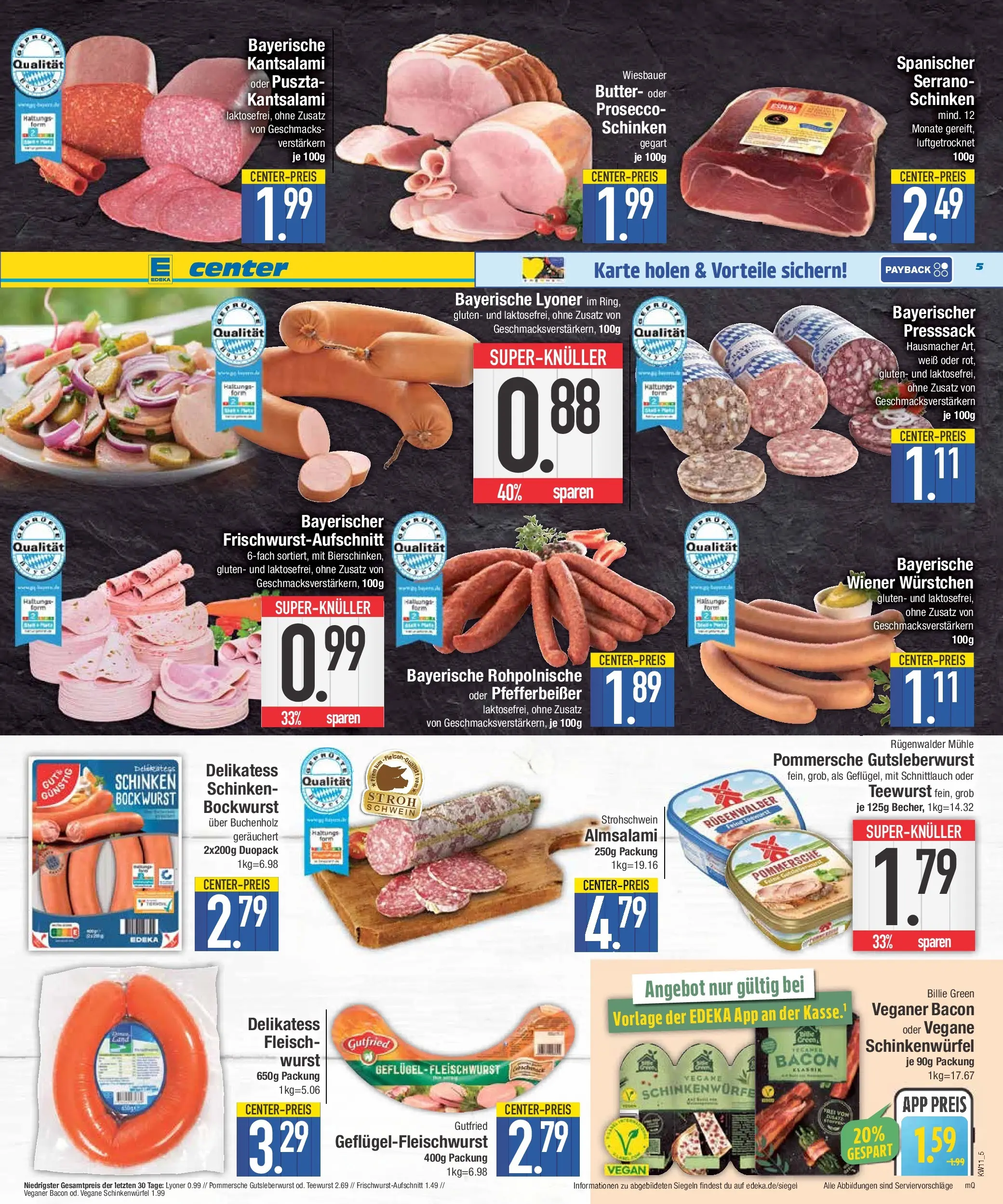 Edeka prospekt Neustadt	 (ab 09.03.2026) » Angebote Online | Seite: 5 | Produkte: Wiener wurstchen, Prosecco, Wurst, Fleisch