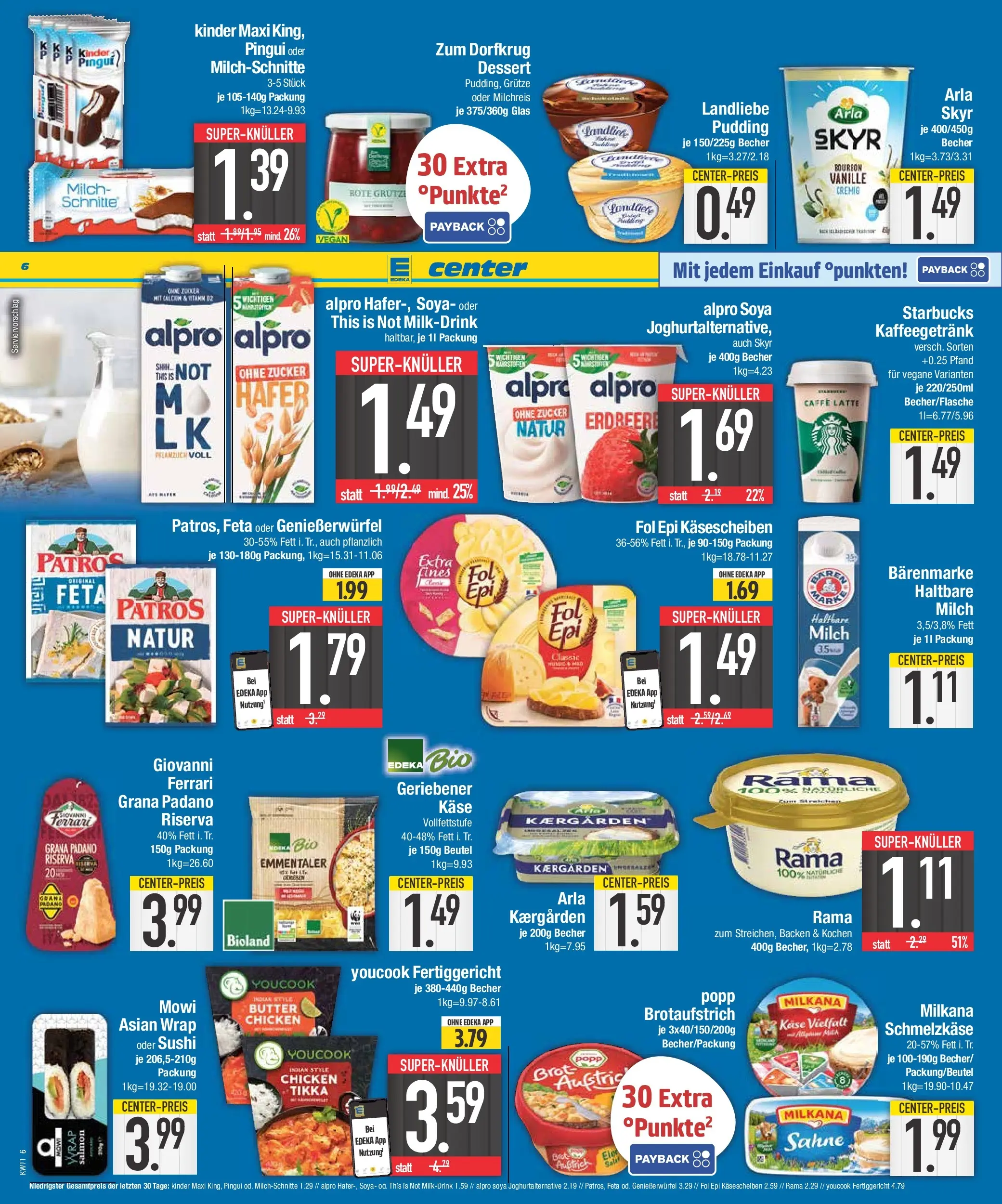 Edeka prospekt Neustadt	 (ab 09.03.2026) » Angebote Online | Seite: 6 | Produkte: Youcook, Haltbare milch, Pudding, Brot