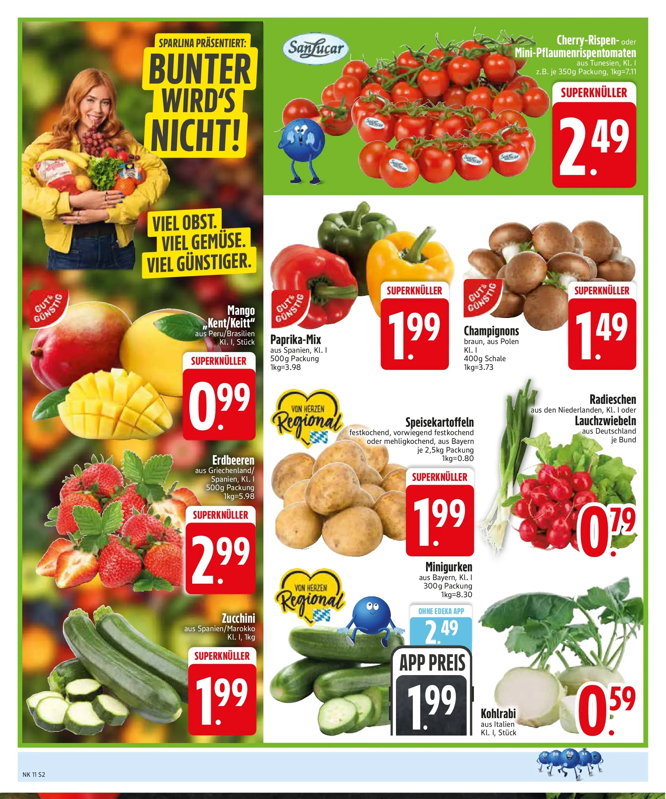 Edeka prospekt Zwiesel	 (ab 09.03.2026) » Angebote Online | Seite: 2 | Produkte: Champignons, Mango, Zucchini, Erdbeeren