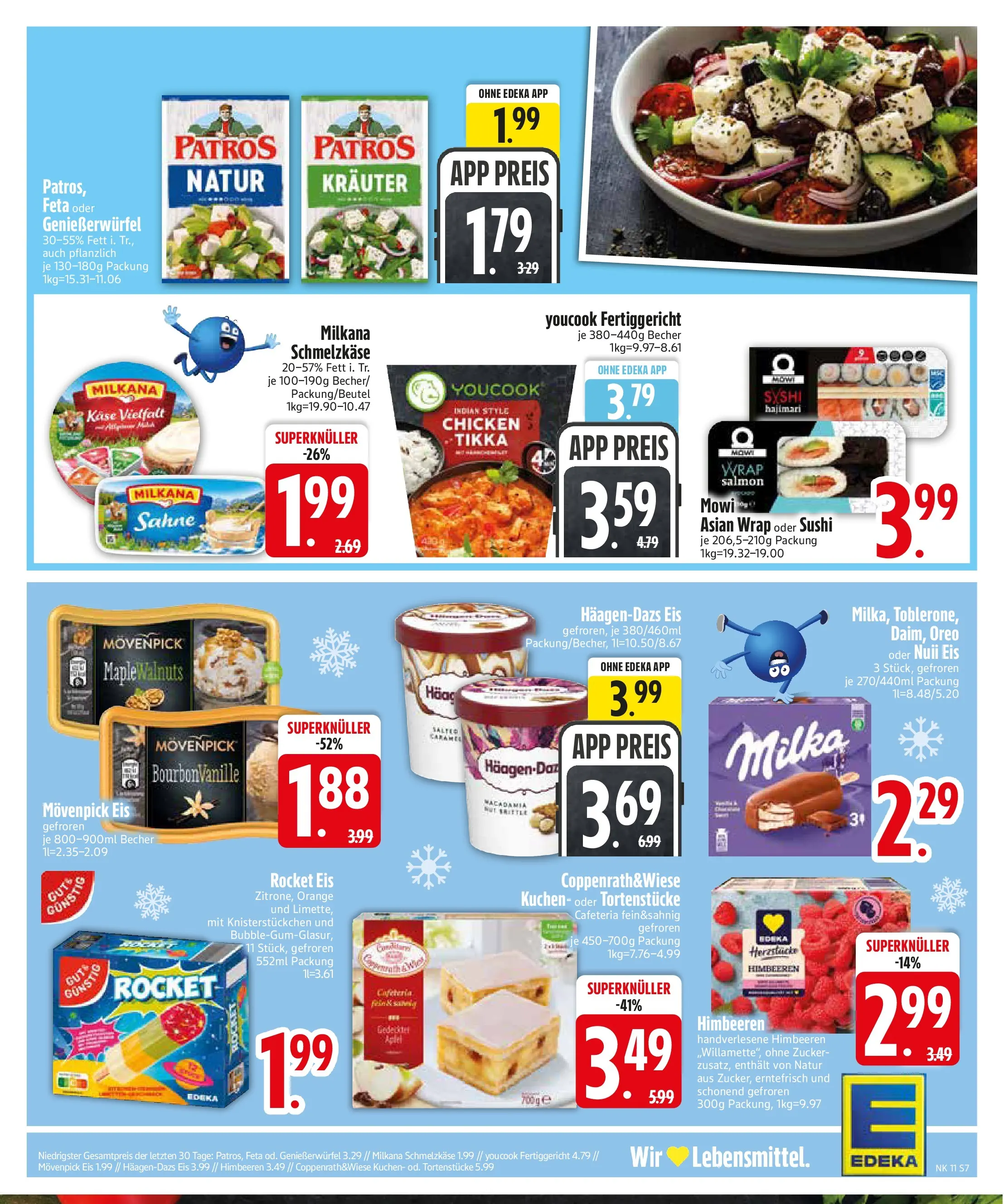 Edeka prospekt Zwiesel	 (ab 09.03.2026) » Angebote Online | Seite: 7 | Produkte: Youcook, Milkana, Milka, Eis