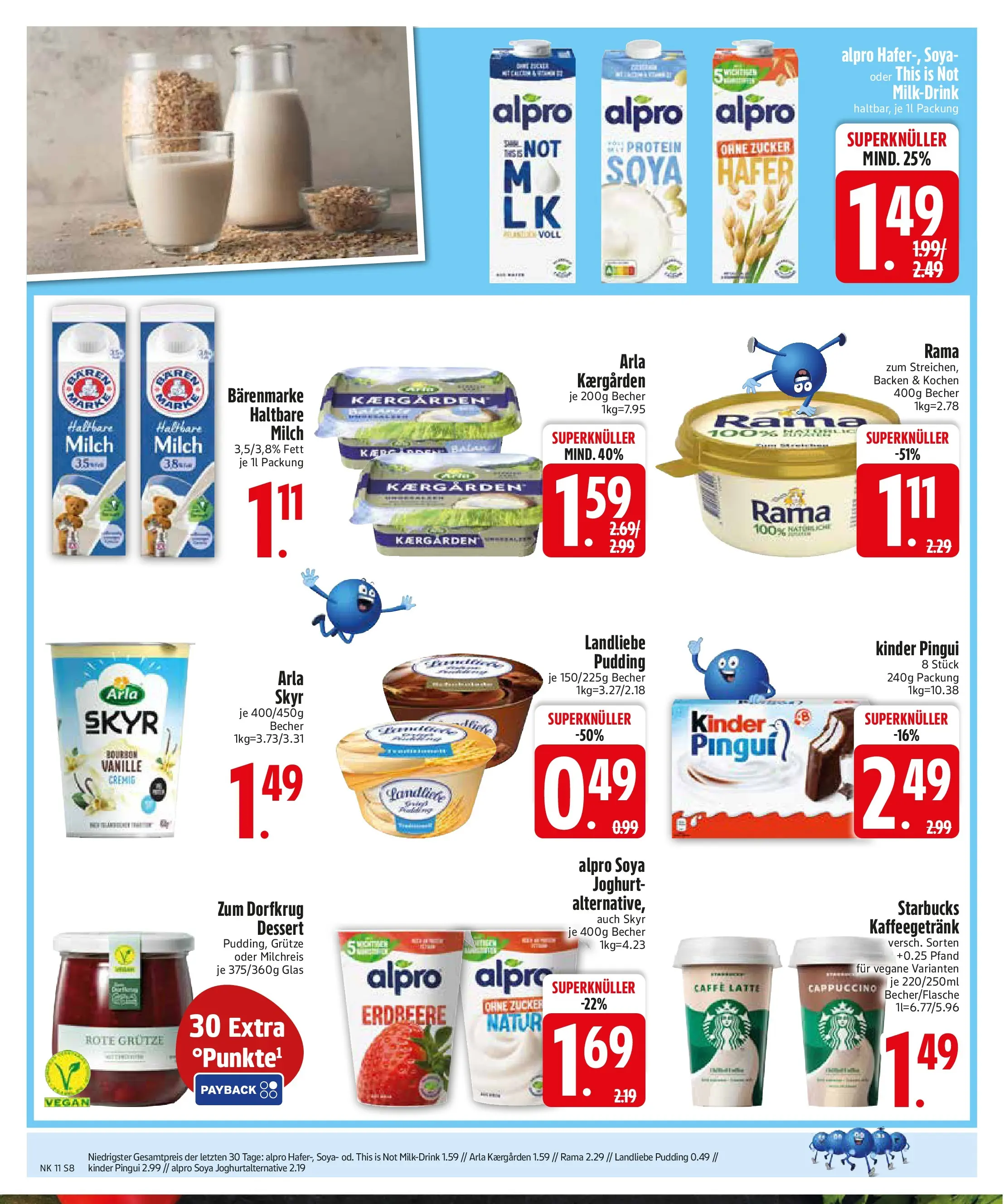 Edeka prospekt Zwiesel	 (ab 09.03.2026) » Angebote Online | Seite: 8 | Produkte: Starbucks, Arla skyr, Zucker, Bourbon