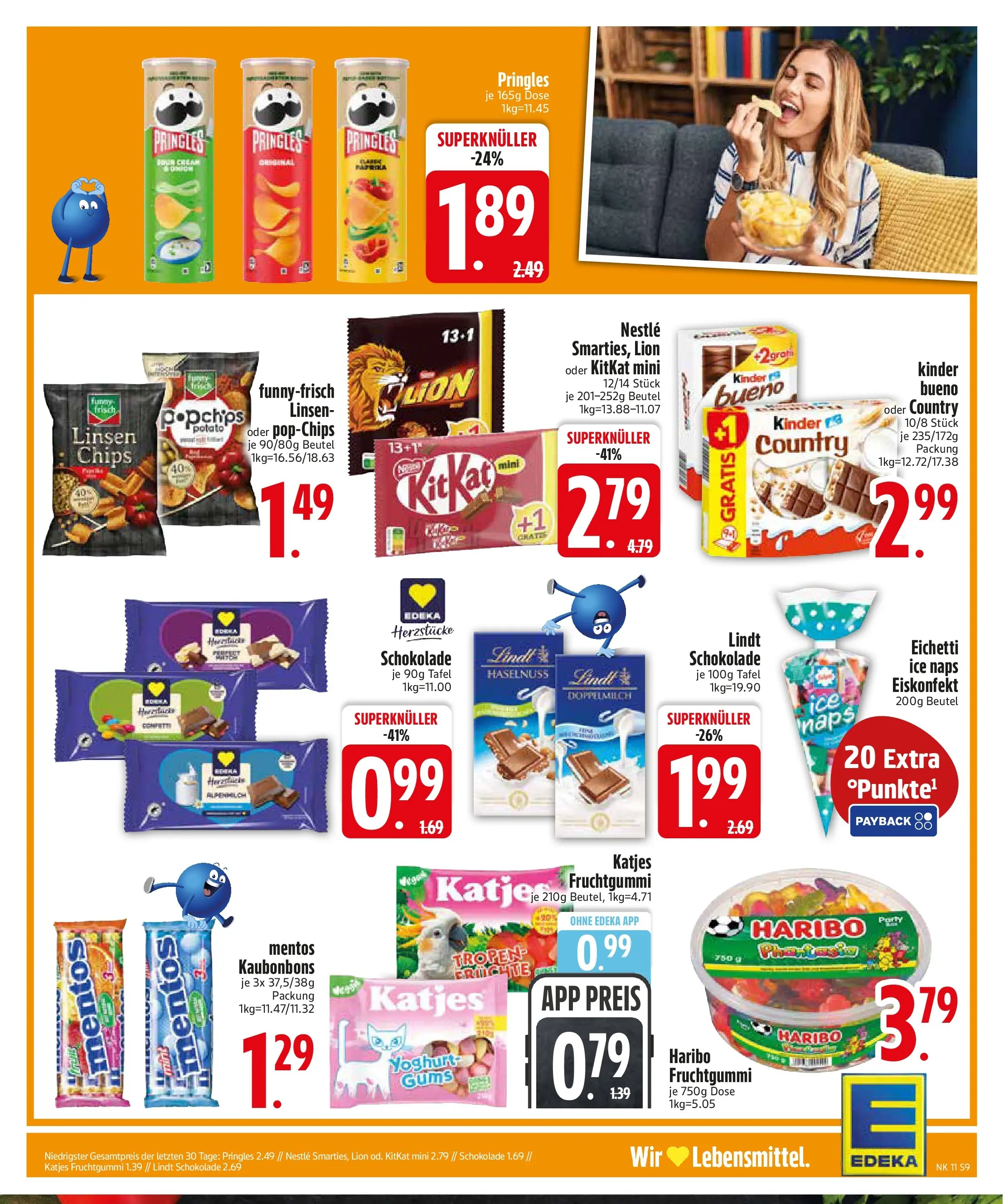 Edeka prospekt Zwiesel	 (ab 09.03.2026) » Angebote Online | Seite: 9 | Produkte: Haribo, Schokolade, Katjes, Lindt