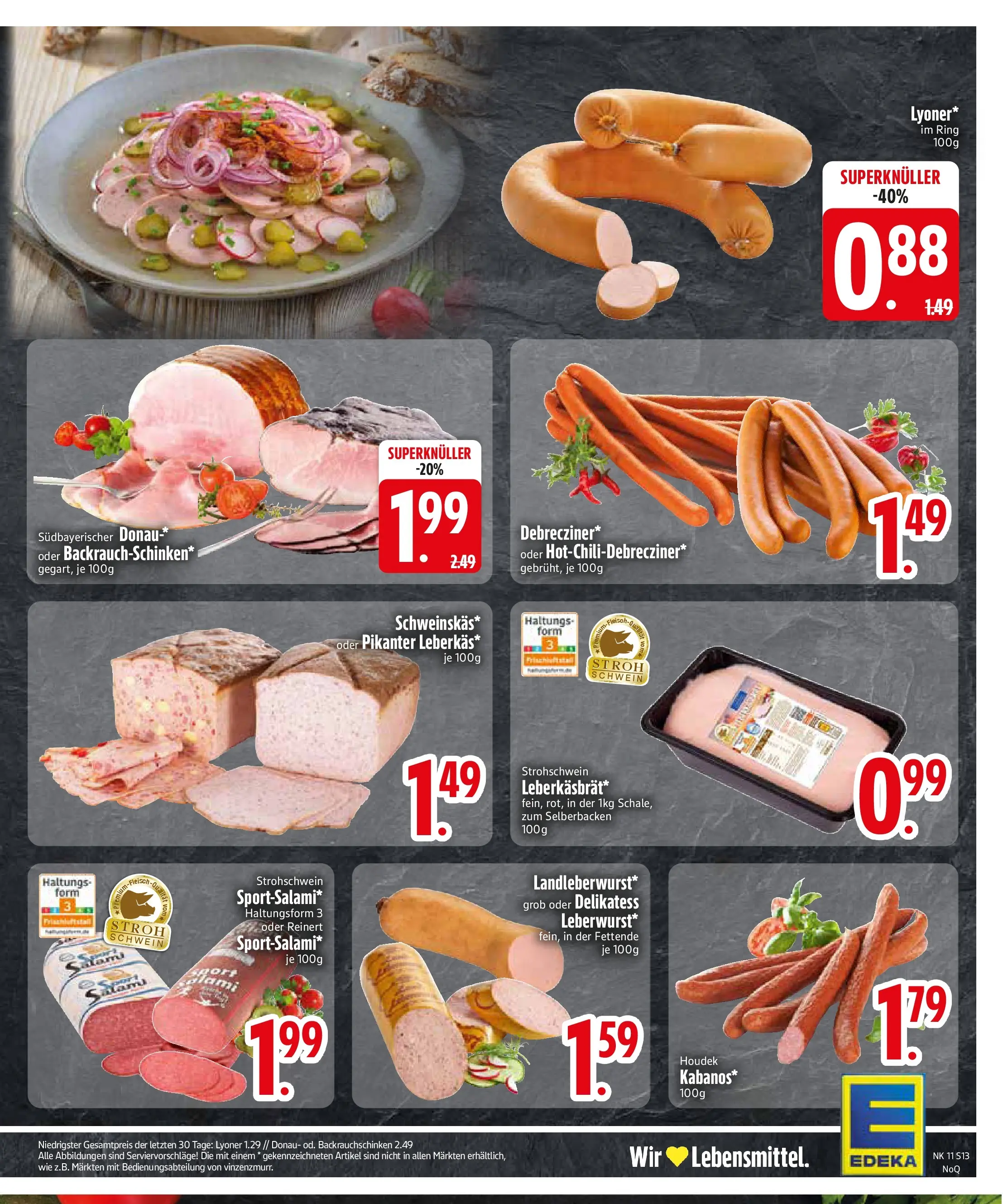 Edeka prospekt Zwiesel	 (ab 09.03.2026) » Angebote Online | Seite: 13 | Produkte: Salami