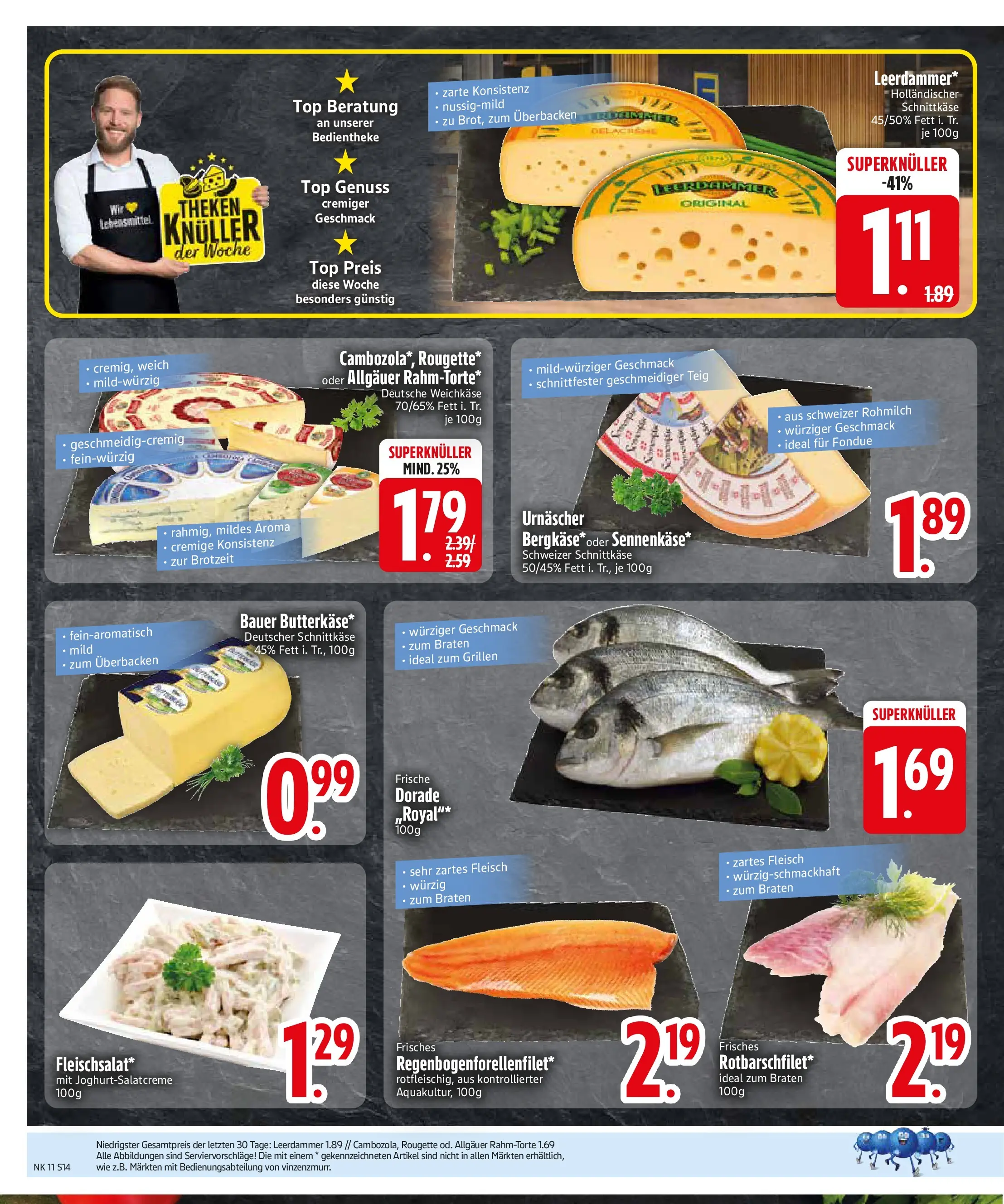 Edeka prospekt Zwiesel	 (ab 09.03.2026) » Angebote Online | Seite: 14 | Produkte: Top, Dorade, Fondue, Fleisch