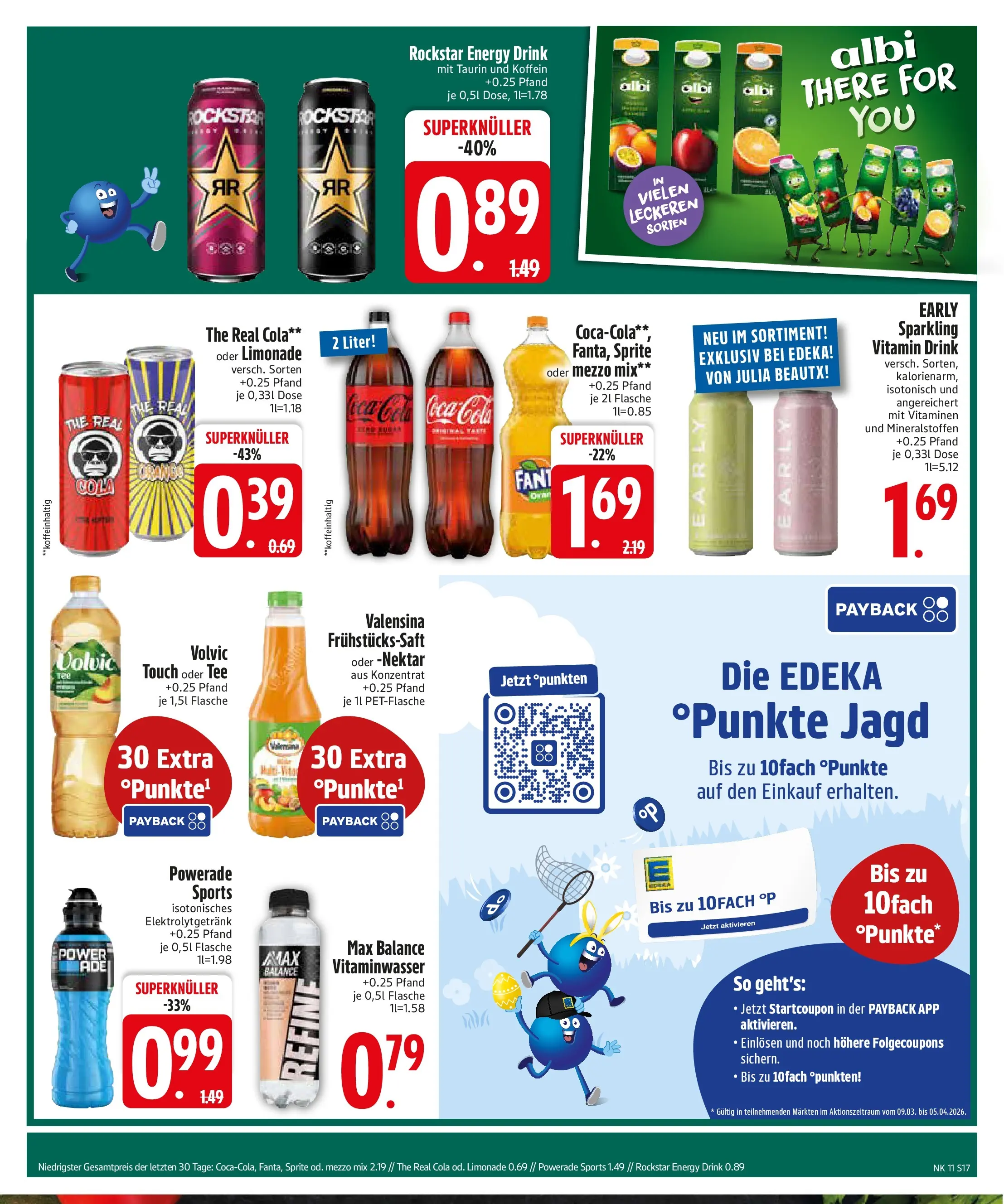 Edeka prospekt Zwiesel	 (ab 09.03.2026) » Angebote Online | Seite: 17 | Produkte: Mezzo mix, Coca cola, Cola, Energy