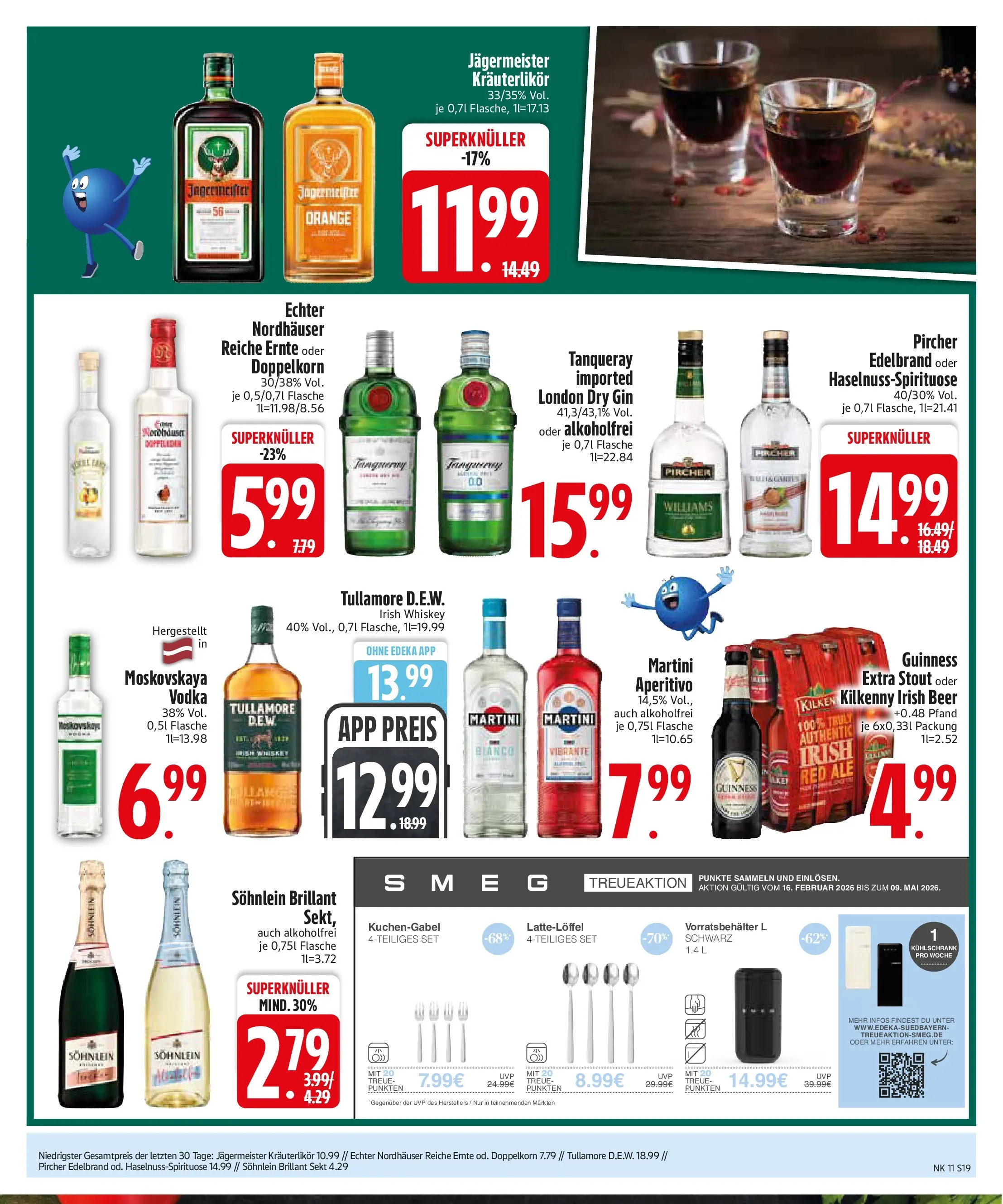 Edeka prospekt Zwiesel	 (ab 09.03.2026) » Angebote Online | Seite: 19 | Produkte: Sekt, Kühlschrank, Gin, Whiskey