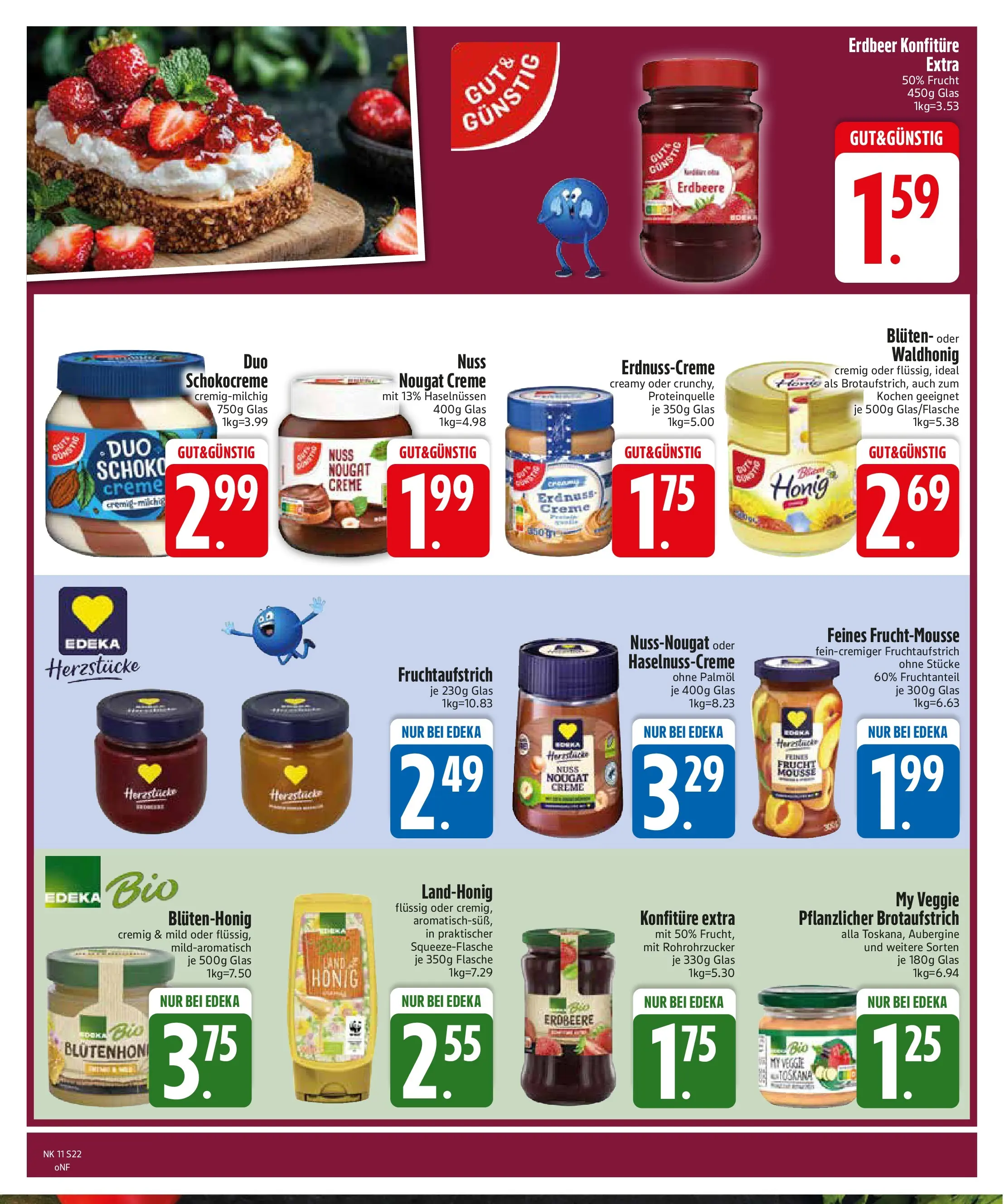 Edeka prospekt Zwiesel	 (ab 09.03.2026) » Angebote Online | Seite: 22 | Produkte: Creme, Aubergine