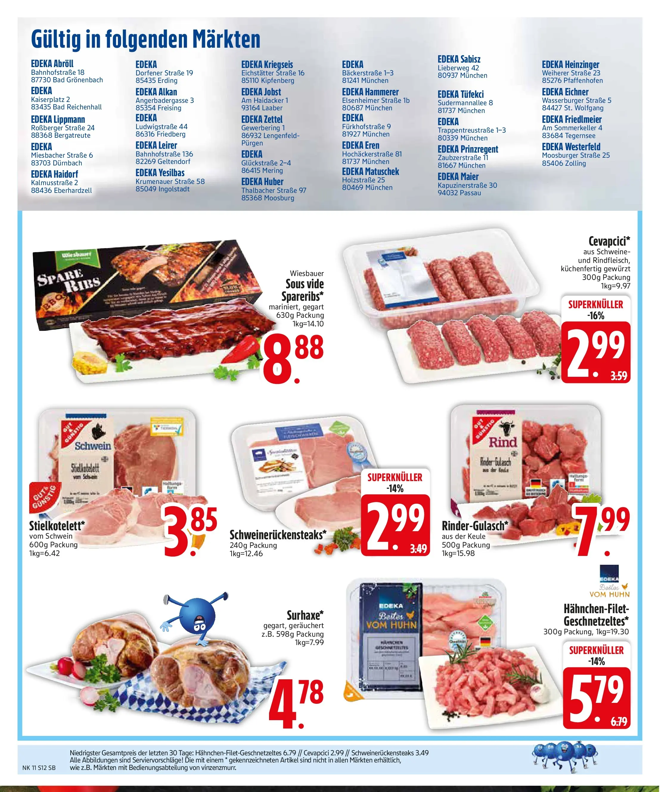Edeka prospekt München	 (ab 09.03.2026) » Angebote Online | Seite: 12 | Produkte: Bad, Cevapcici, Gulasch