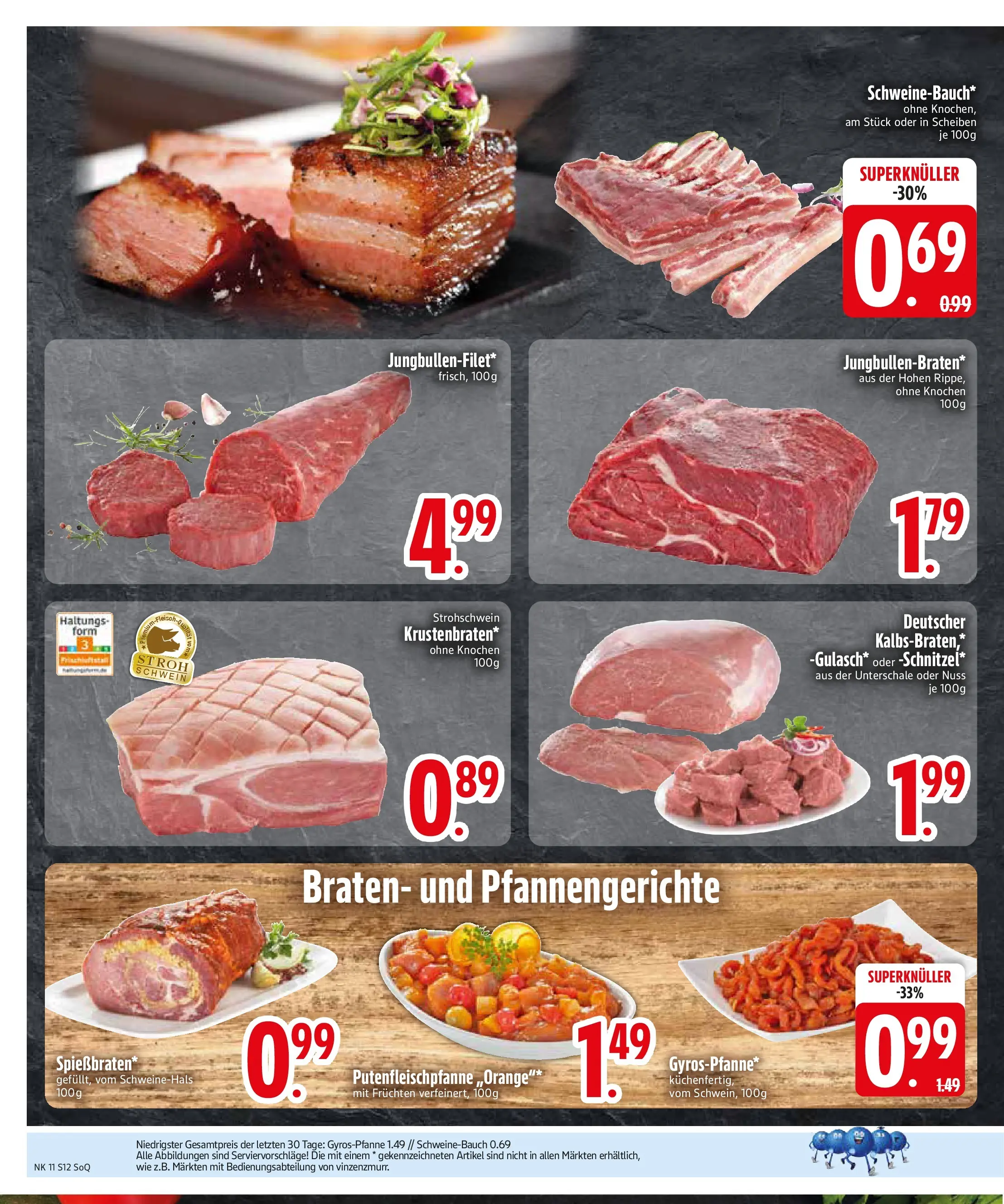 Edeka prospekt Garching	 (ab 09.03.2026) » Angebote Online | Seite: 12 | Produkte: Schweinebauch, Gyros