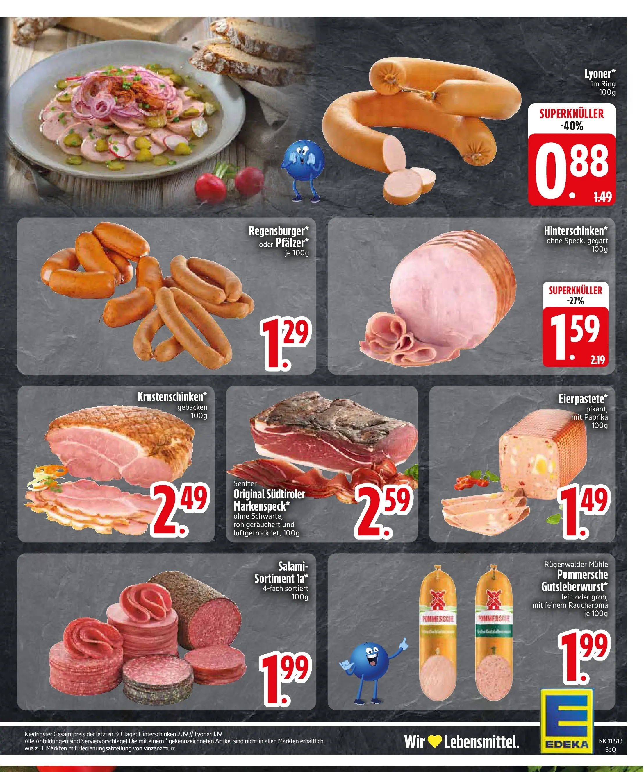 Edeka prospekt Garching	 (ab 09.03.2026) » Angebote Online | Seite: 13 | Produkte: Mühle, Paprika, Salami