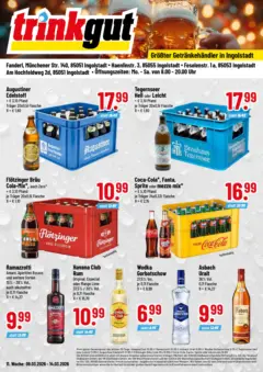Trinkgut Prospekt Ingolstadt ab 09.03.2026 gültig