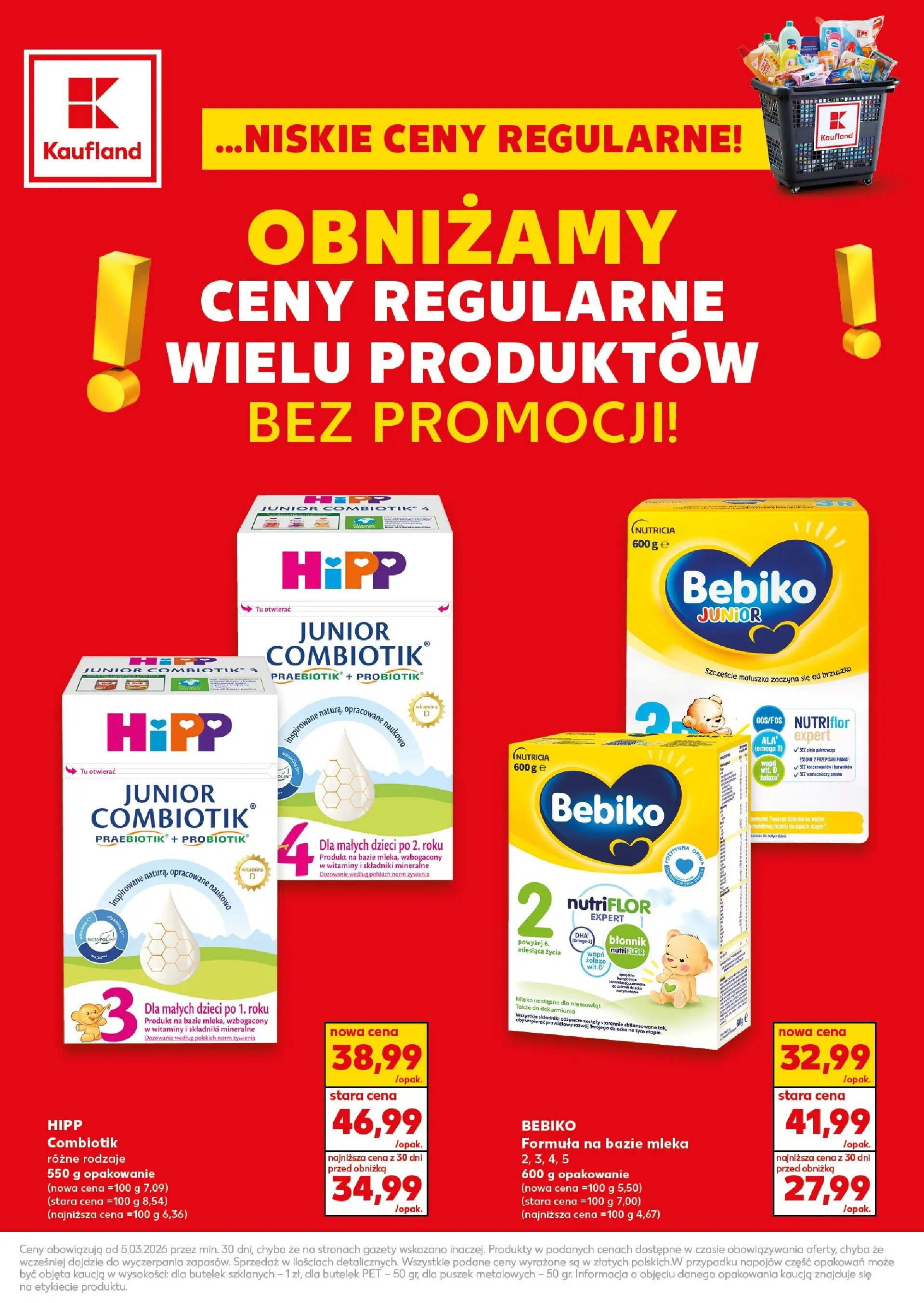 Kaufland gazetka - Obniżone ceny od 05.03.2026 - od jutra PDF | Strona: 6 | Produkty: Żelazo, Mleka, Mleko