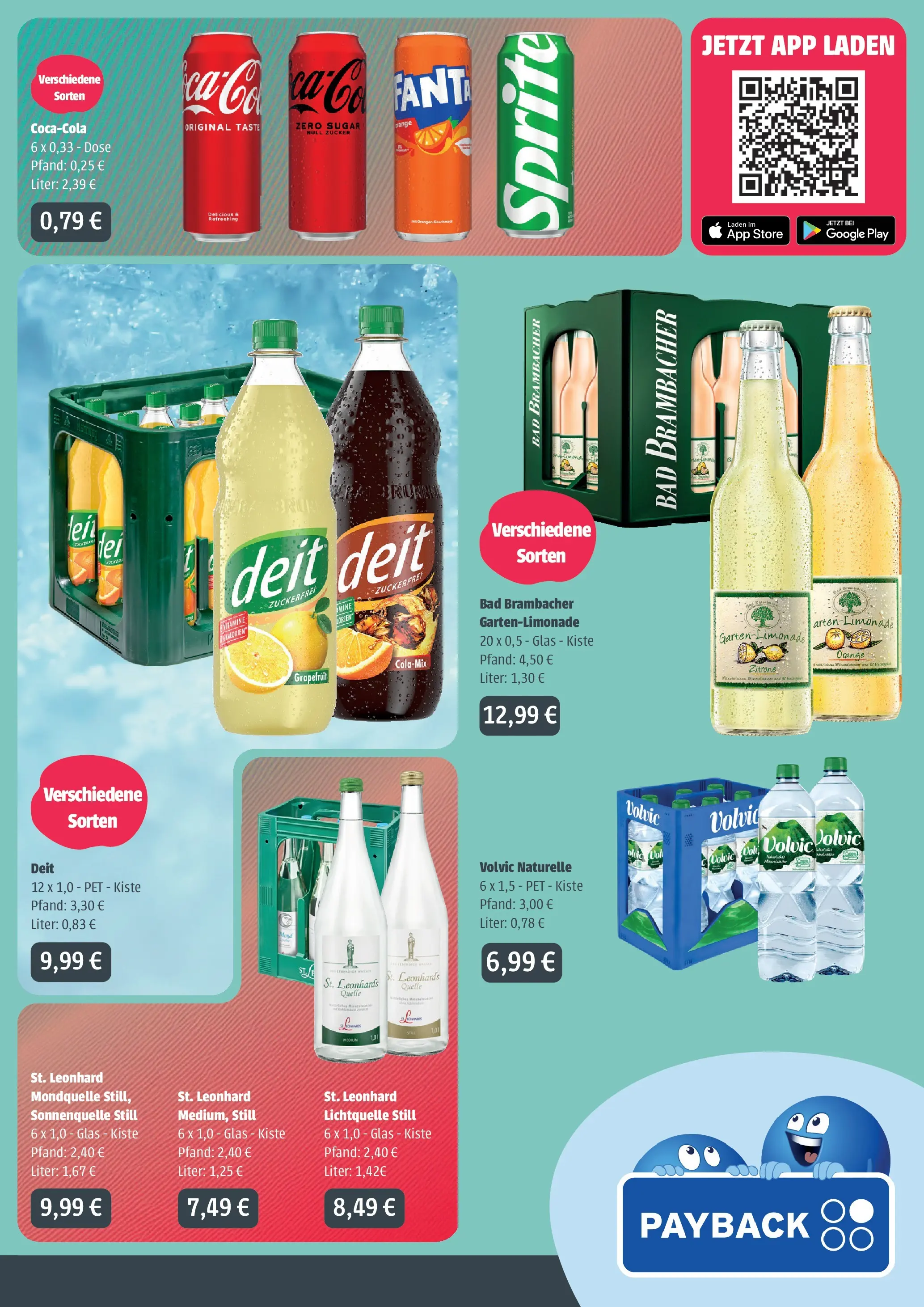 Angebote - Getränke Ellerkamp: Getränkeangebote (ab 08.03.2026) zum Blättern | Seite: 3 | Produkte: Fanta, Sprite, Bad, Volvic