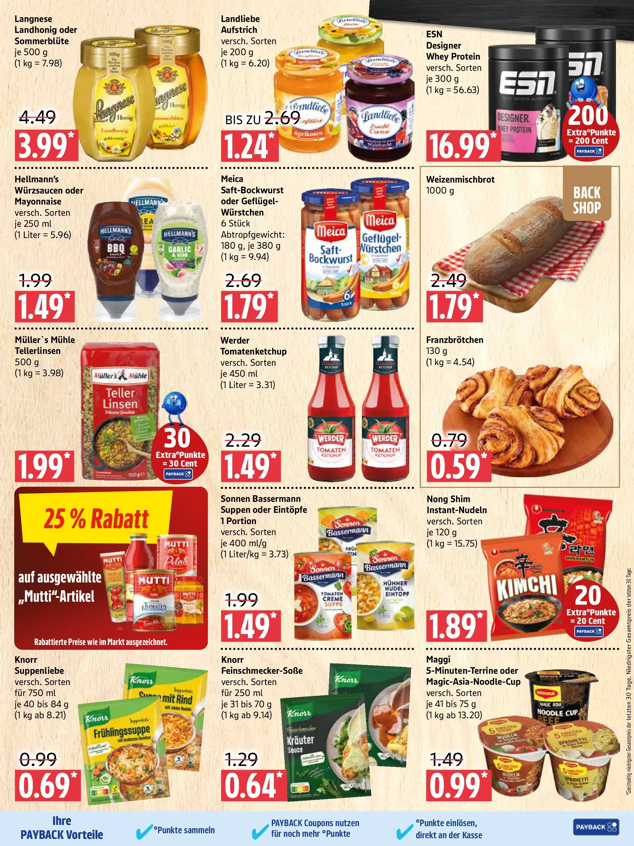 Marktkauf Prospekt Prenzlau (ab 09.03.2026) » Angebote online | Seite: 5 | Produkte: Bockwurst, Langnese, Saft, Ketchup