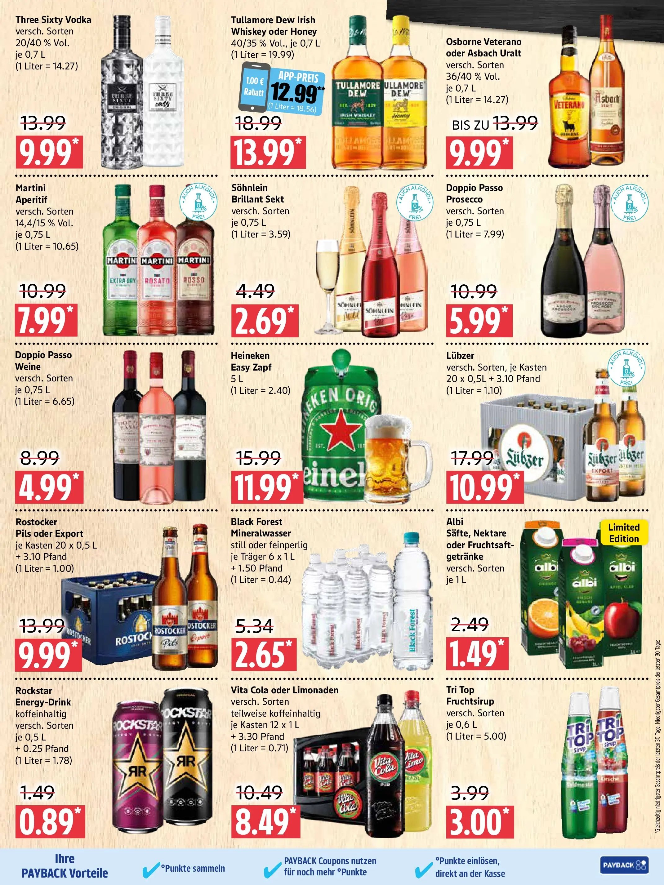 Marktkauf Prospekt Prenzlau (ab 09.03.2026) » Angebote online | Seite: 7 | Produkte: Sekt, Mineralwasser, Doppio Passo, Asbach