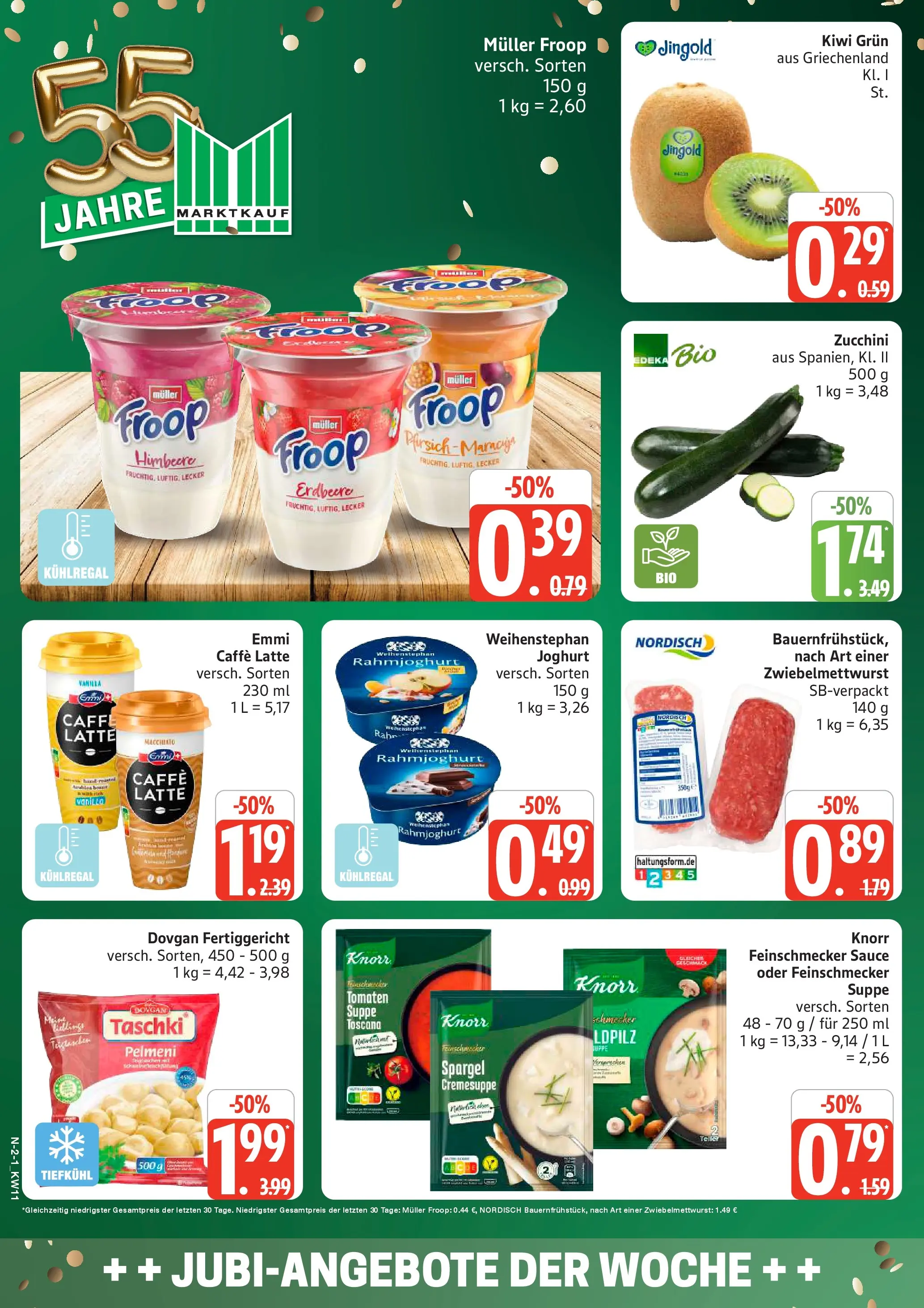 Marktkauf Prospekt Rostock (ab 09.03.2026) » Angebote online | Seite: 2 | Produkte: Joghurt, Pfirsich, Himbeere, Zucchini