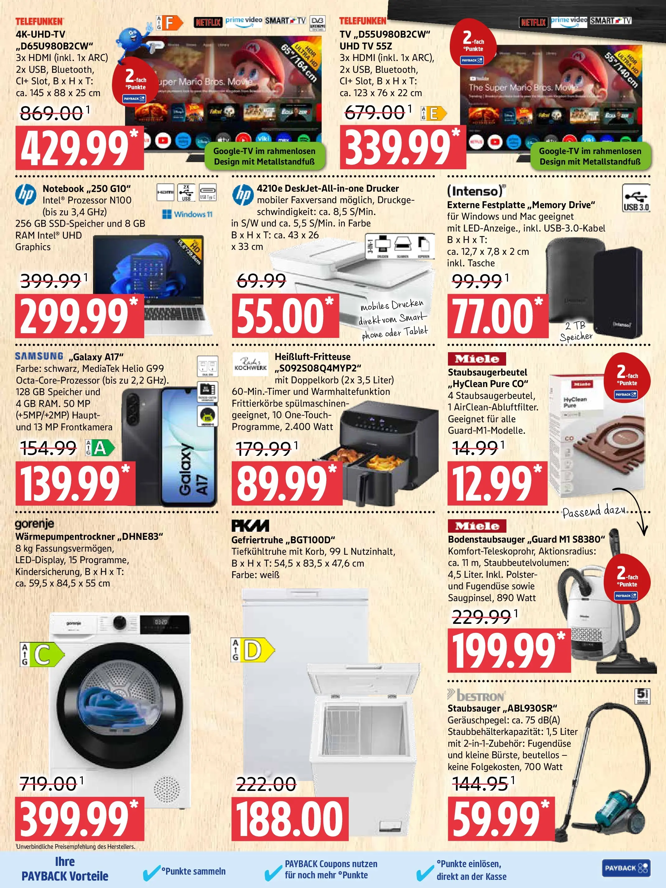 Marktkauf Prospekt Prenzlau (ab 09.03.2026) » Angebote online | Seite: 11 | Produkte: Tasche, Samsung, Drucker, TV