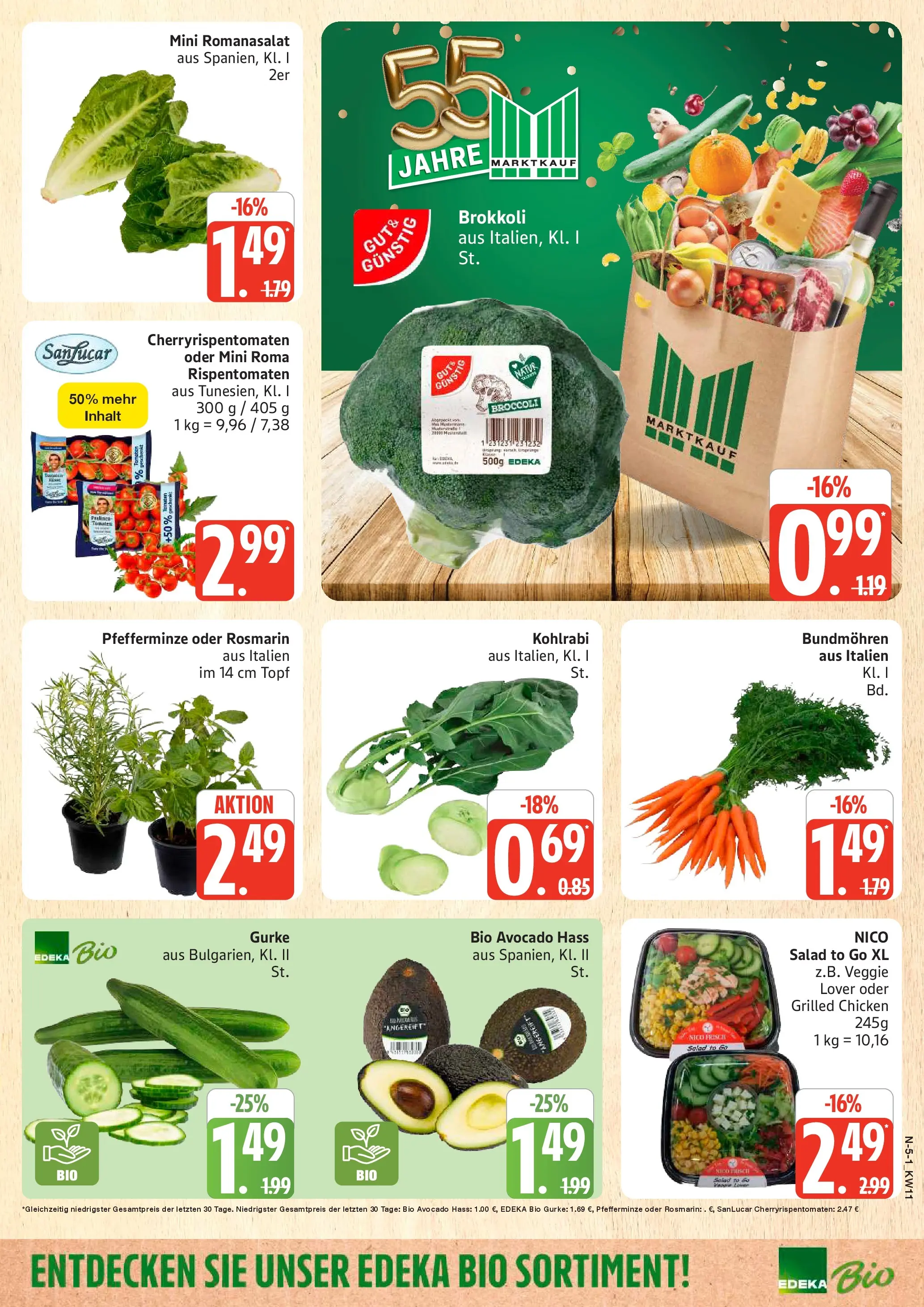 Marktkauf Prospekt Rostock (ab 09.03.2026) » Angebote online | Seite: 5 | Produkte: Kohlrabi, Avocado, Brokkoli