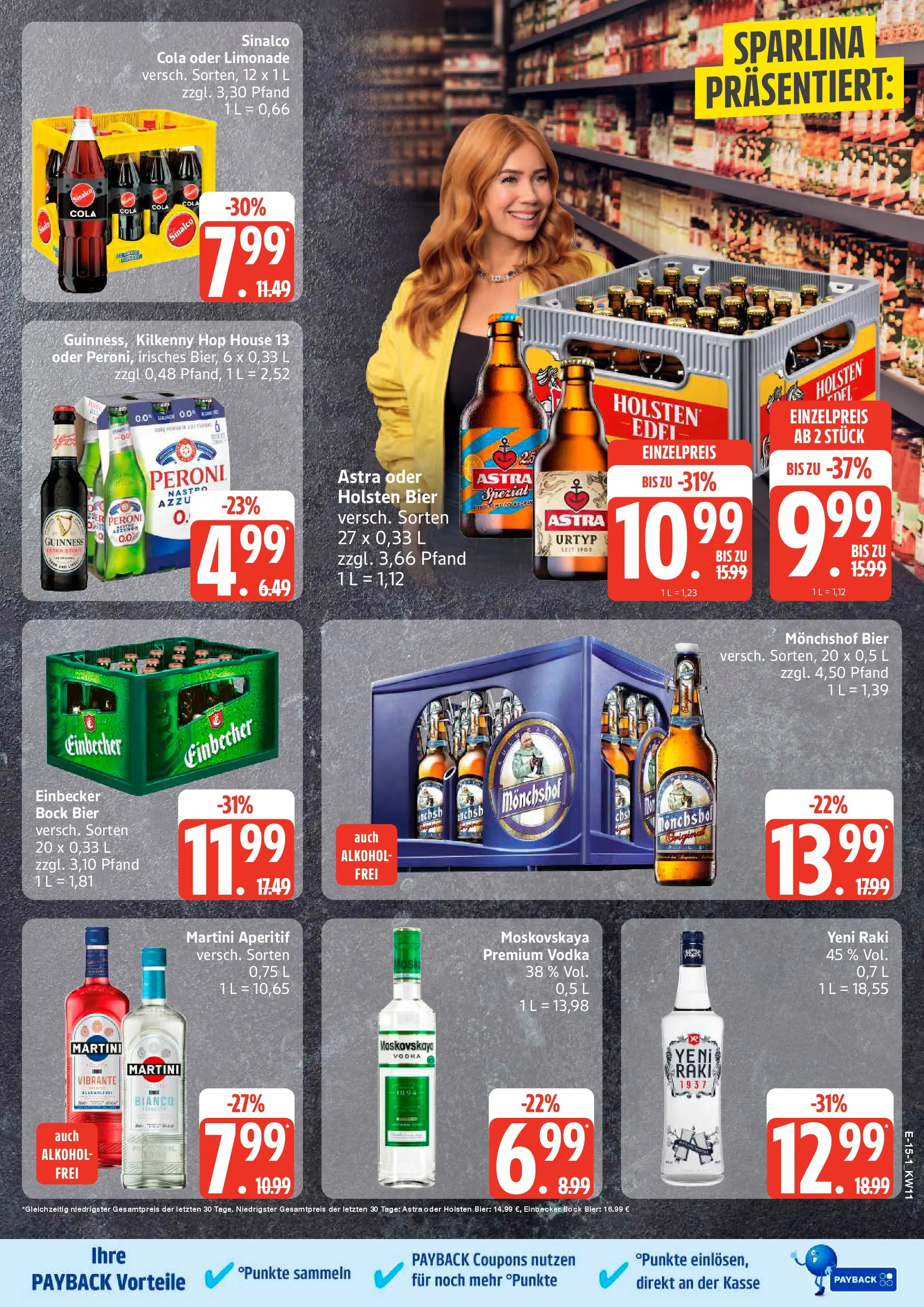 Edeka prospekt Neu Wulmstorf	 (ab 09.03.2026) » Angebote Online | Seite: 17 | Produkte: Sinalco, Bier, Astra, Limonade