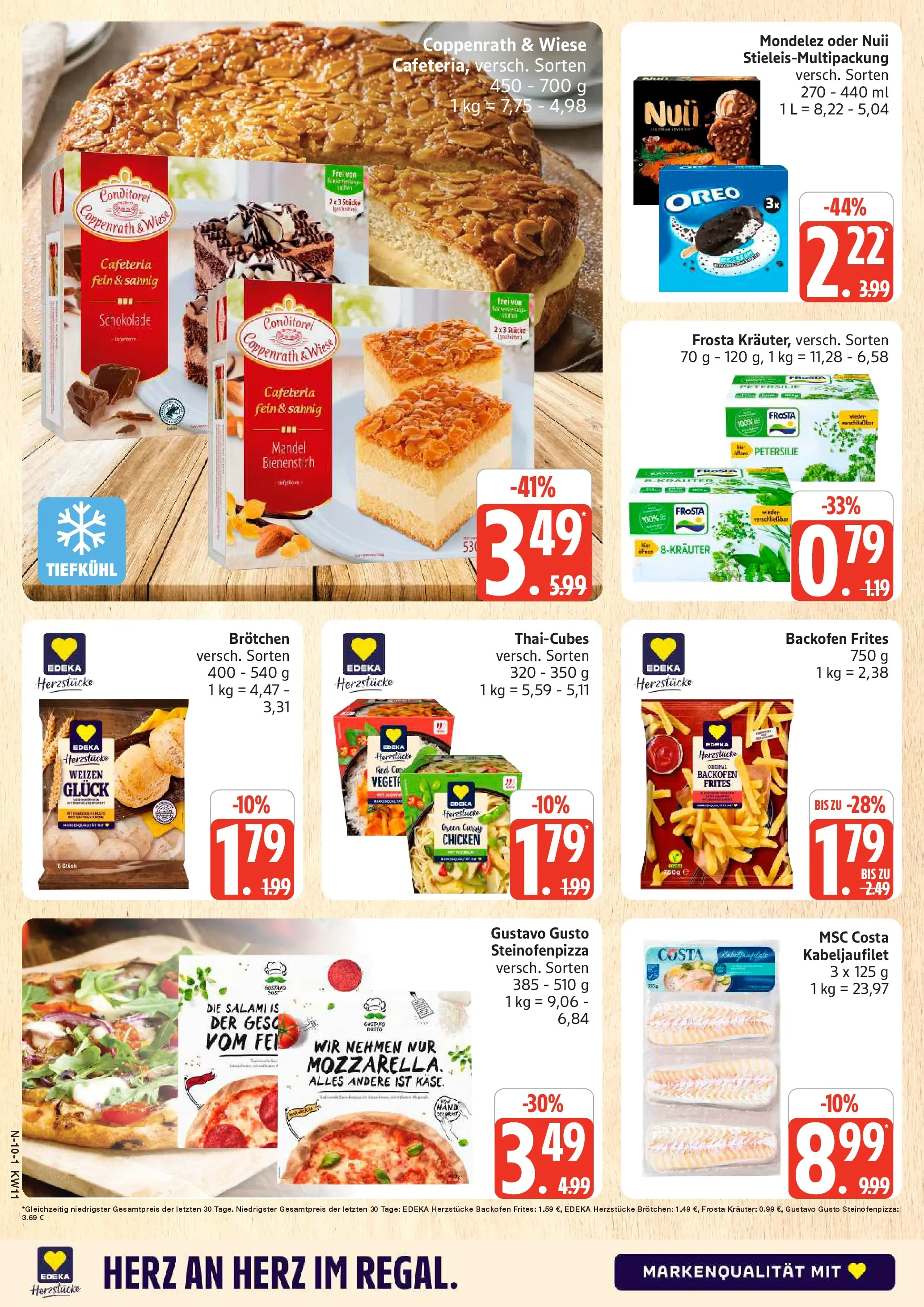 Marktkauf Prospekt Rostock (ab 09.03.2026) » Angebote online | Seite: 10 | Produkte: Frosta, Backofen, Petersilie, Salami