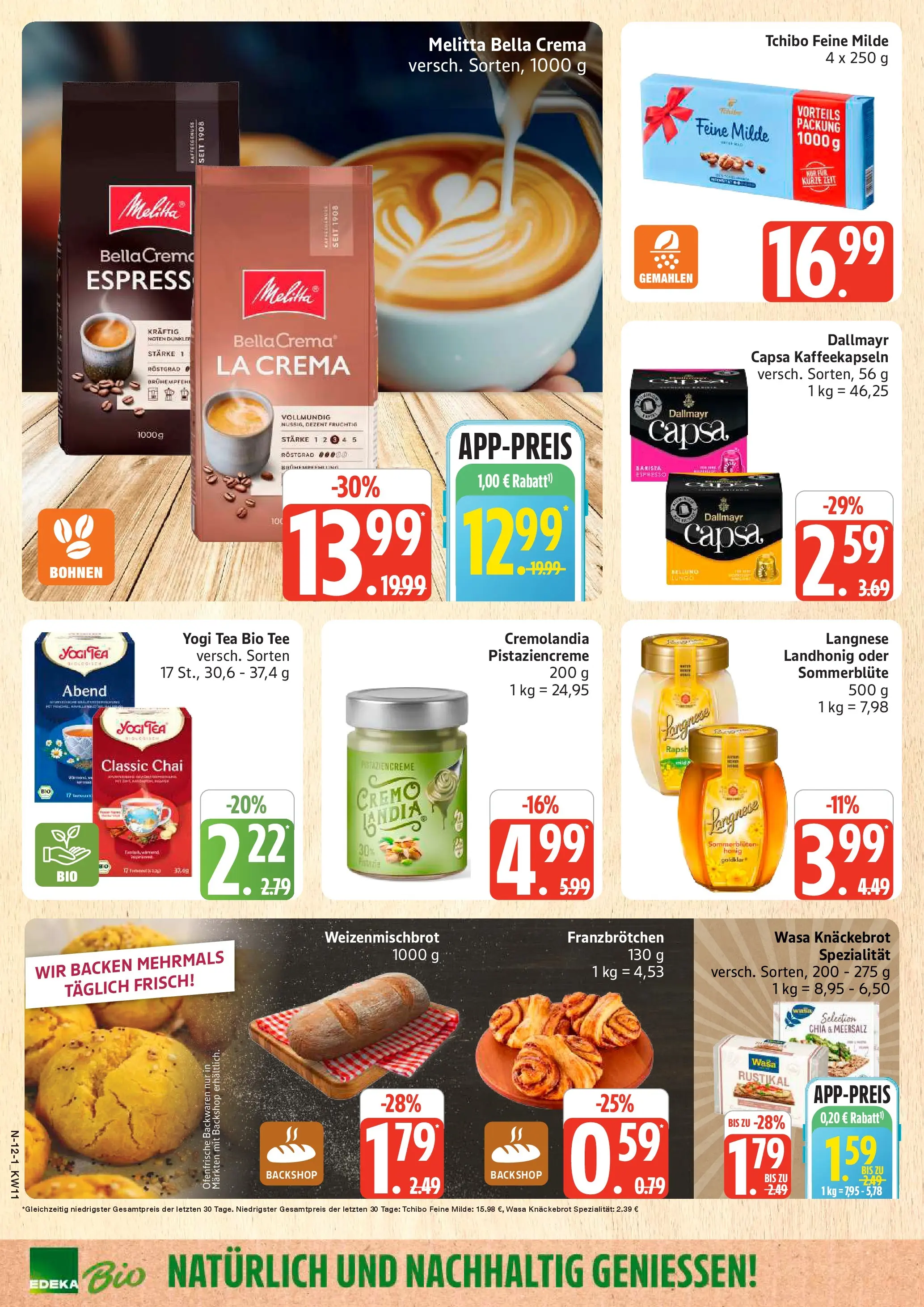 Marktkauf Prospekt Rostock (ab 09.03.2026) » Angebote online | Seite: 12 | Produkte: Melitta, Langnese, Dallmayr, Tee