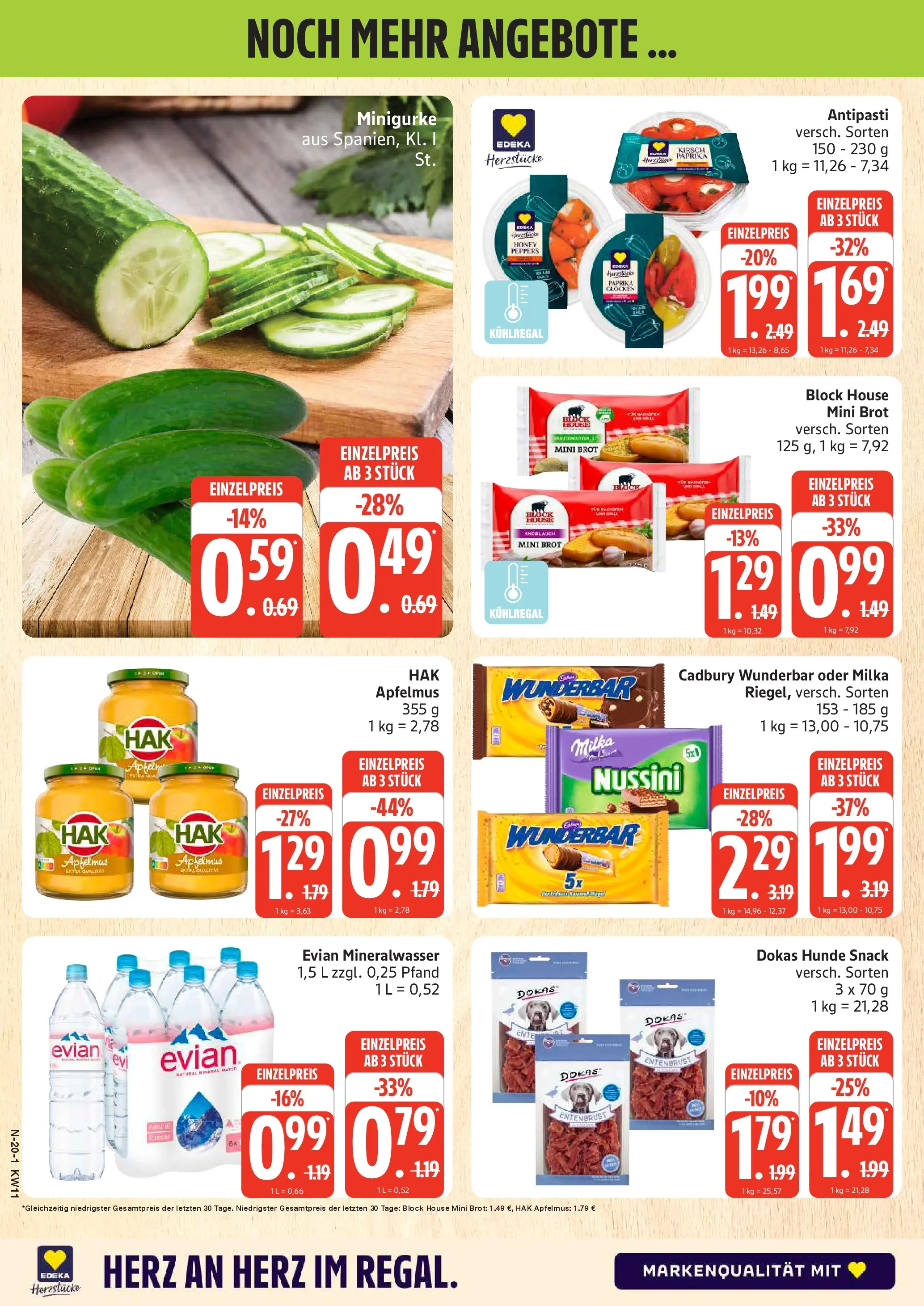 Marktkauf Prospekt Rostock (ab 09.03.2026) » Angebote online | Seite: 20 | Produkte: Mineralwasser, Knoblauch, Brot, Ente