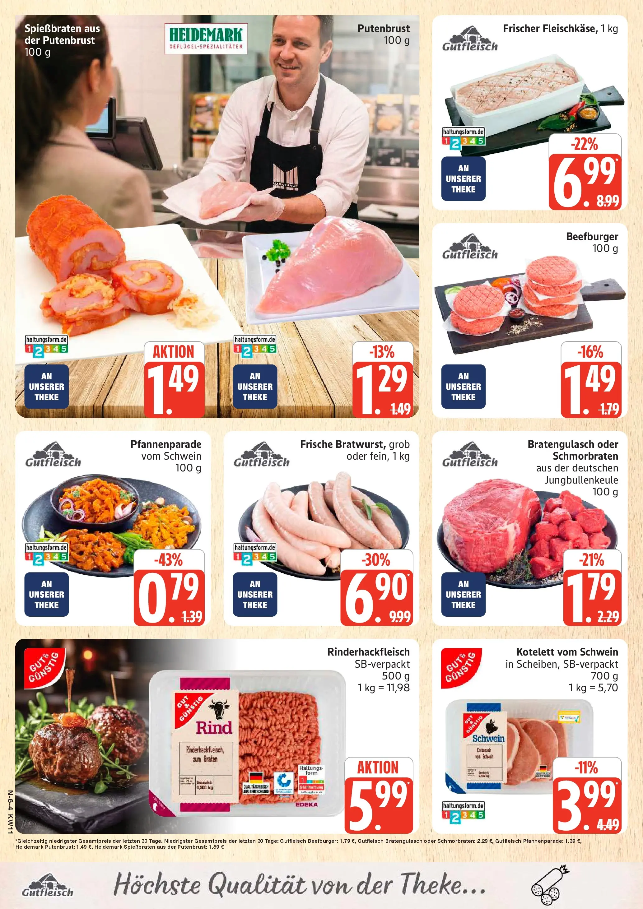 Marktkauf Prospekt Rostock (ab 09.03.2026) » Angebote online | Seite: 6 | Produkte: Gewicht, Theke