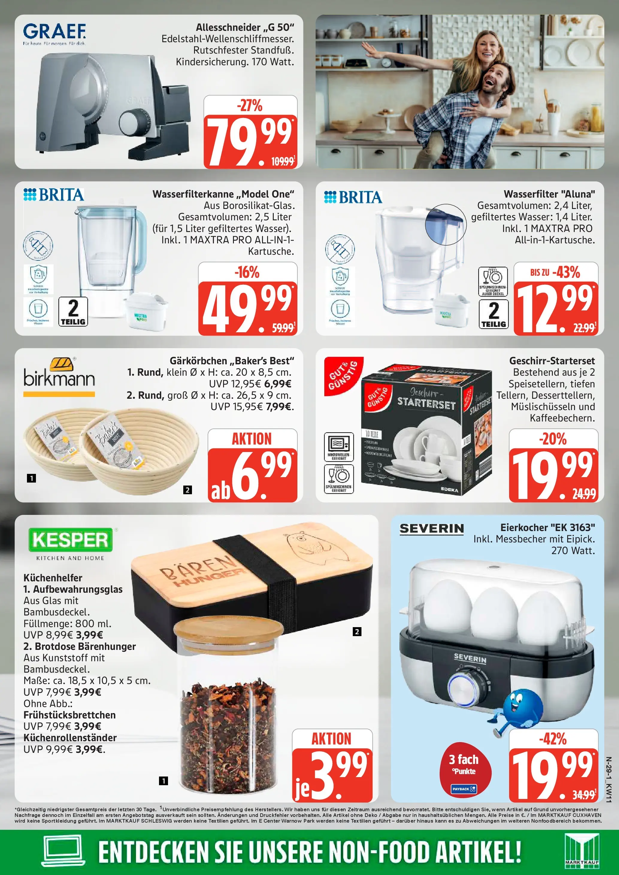 Marktkauf Prospekt Rostock (ab 09.03.2026) » Angebote online | Seite: 29 | Produkte: Wasser, Eierkocher