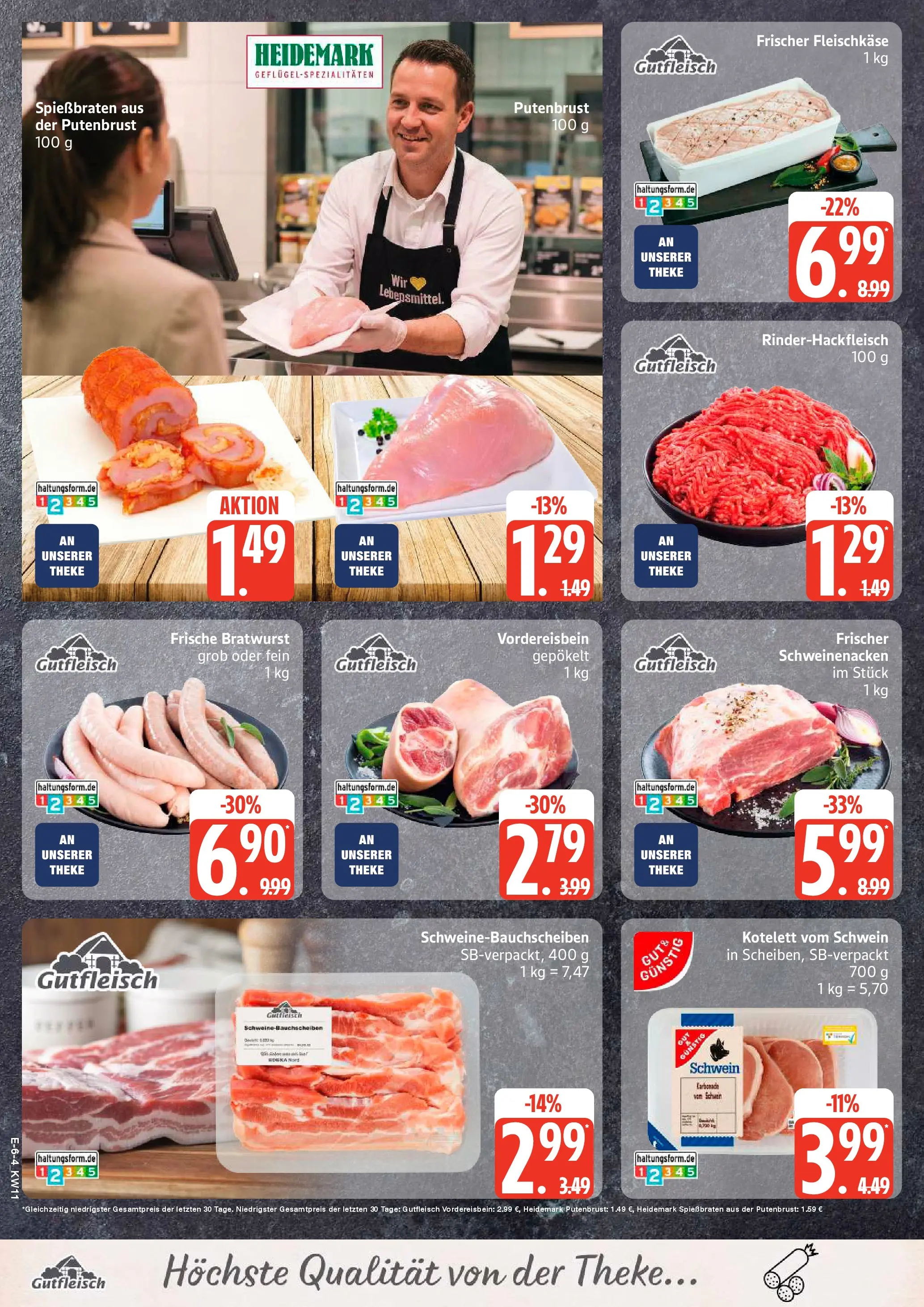 Edeka prospekt Stralsund	 (ab 09.03.2026) » Angebote Online | Seite: 8 | Produkte: Theke, Bratwurst, Schweinenacken, Fleisch