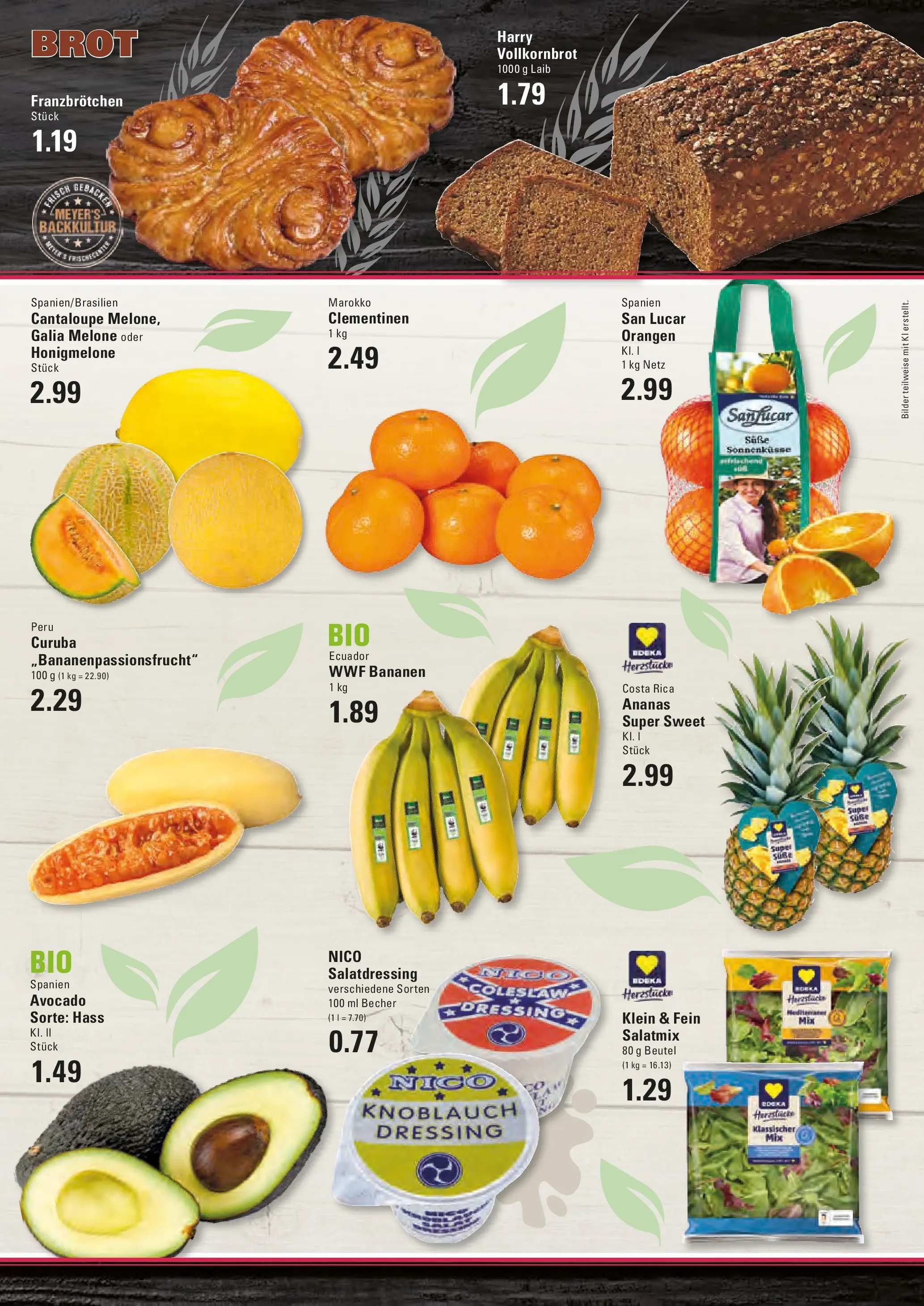 Edeka prospekt Stade	 (ab 09.03.2026) » Angebote Online | Seite: 3 | Produkte: Bananen, Bilder, Knoblauch, Brot