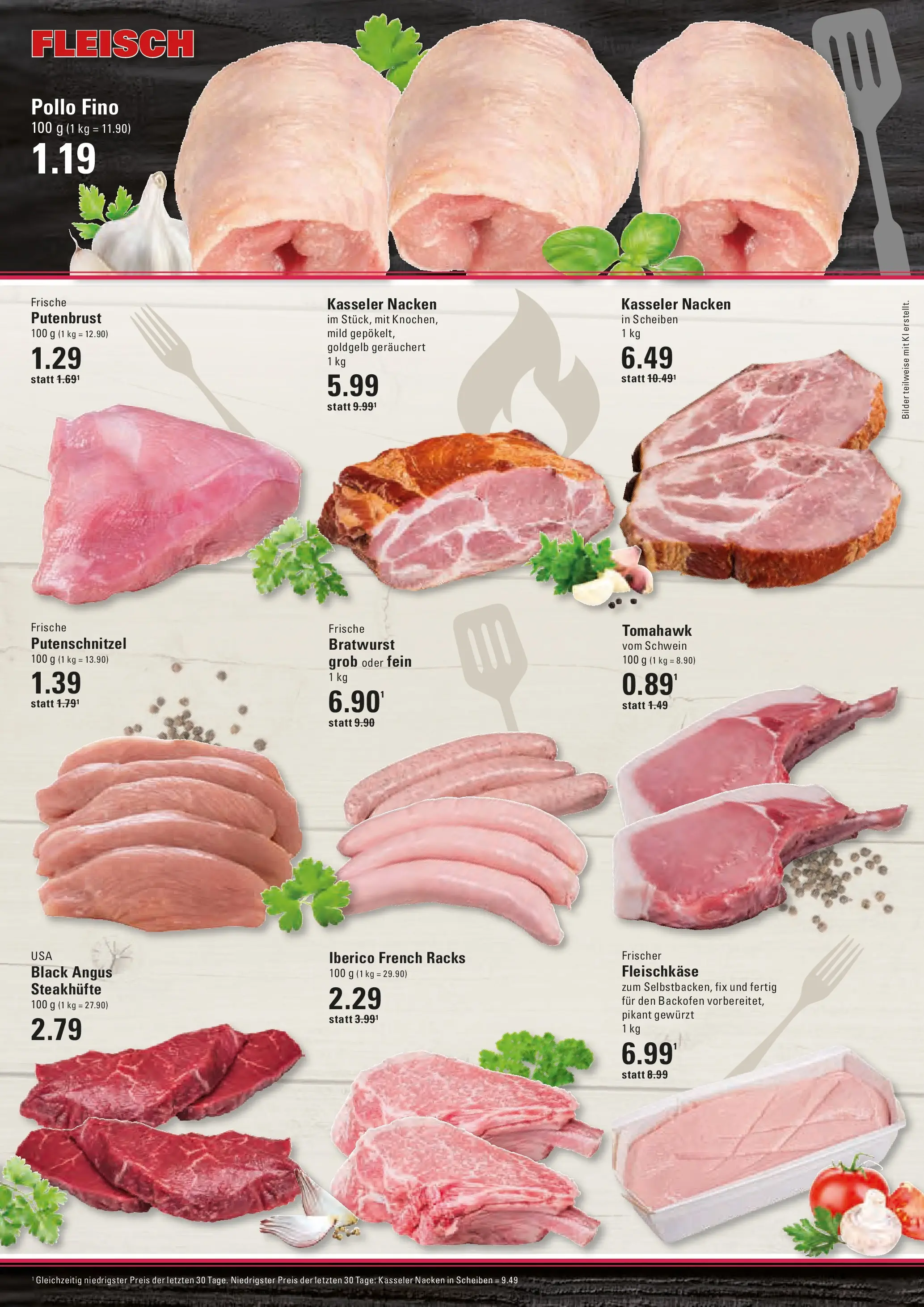 Edeka prospekt Stade	 (ab 09.03.2026) » Angebote Online | Seite: 4 | Produkte: Kasseler nacken, Putenschnitzel, Backofen, Fleisch