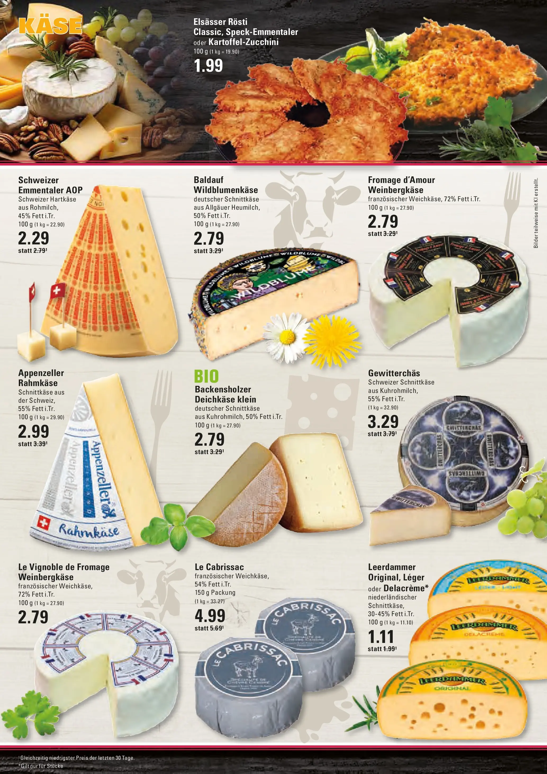 Edeka prospekt Stade	 (ab 09.03.2026) » Angebote Online | Seite: 7 | Produkte: Käse, Leerdammer, Bilder