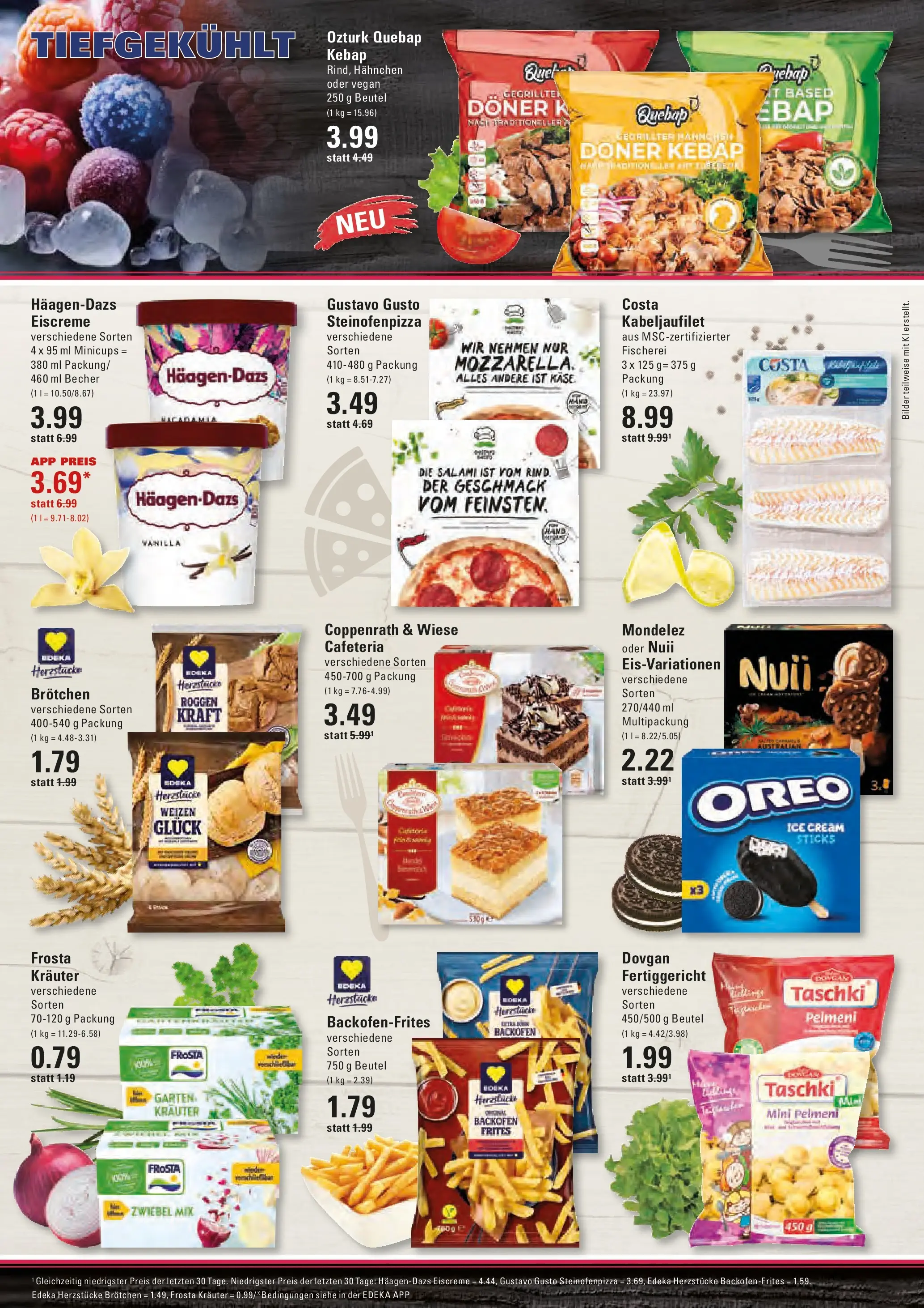 Edeka prospekt Stade	 (ab 09.03.2026) » Angebote Online | Seite: 10 | Produkte: Hahnchen, Frosta, Bilder, Backofen