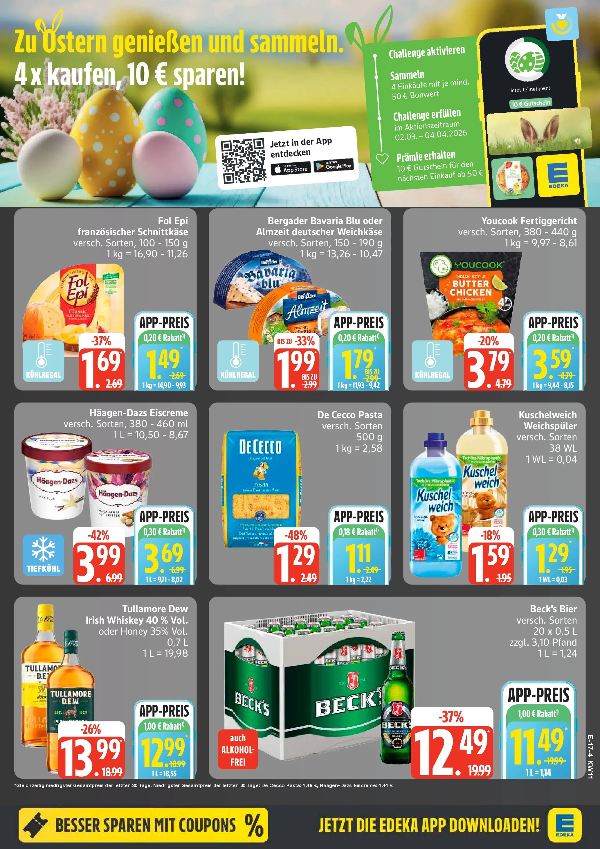 Edeka prospekt Stralsund	 (ab 09.03.2026) » Angebote Online | Seite: 19 | Produkte: Youcook, Kuschelweich, Eiscreme, Whiskey