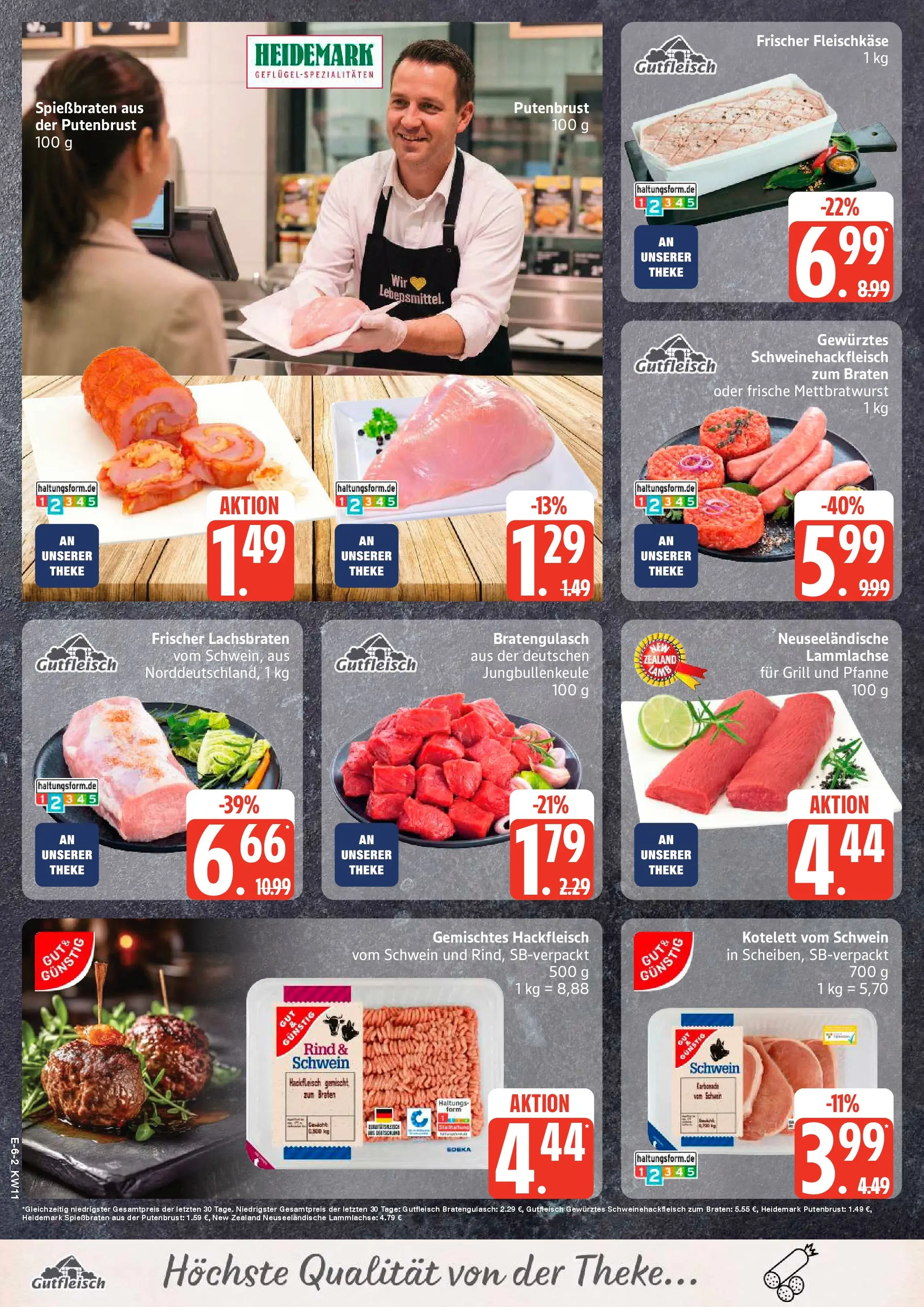 Edeka prospekt Großenwiehe	 (ab 09.03.2026) » Angebote Online | Seite: 8 | Produkte: Grill, Theke, Hackfleisch