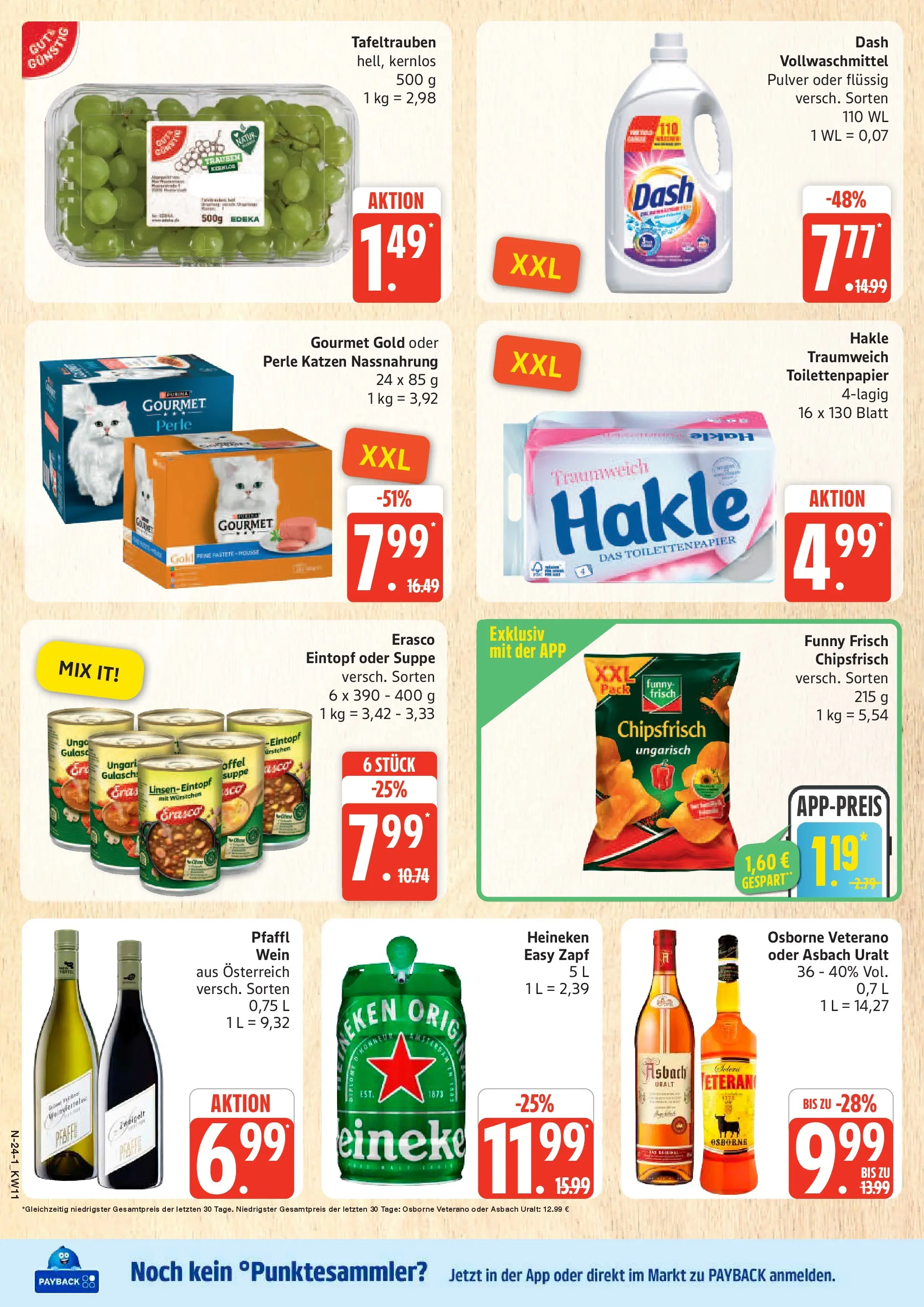 Edeka prospekt Cuxhaven	 (ab 09.03.2026) » Angebote Online | Seite: 24 | Produkte: Osborne, Funny frisch, Heineken, Gulasch