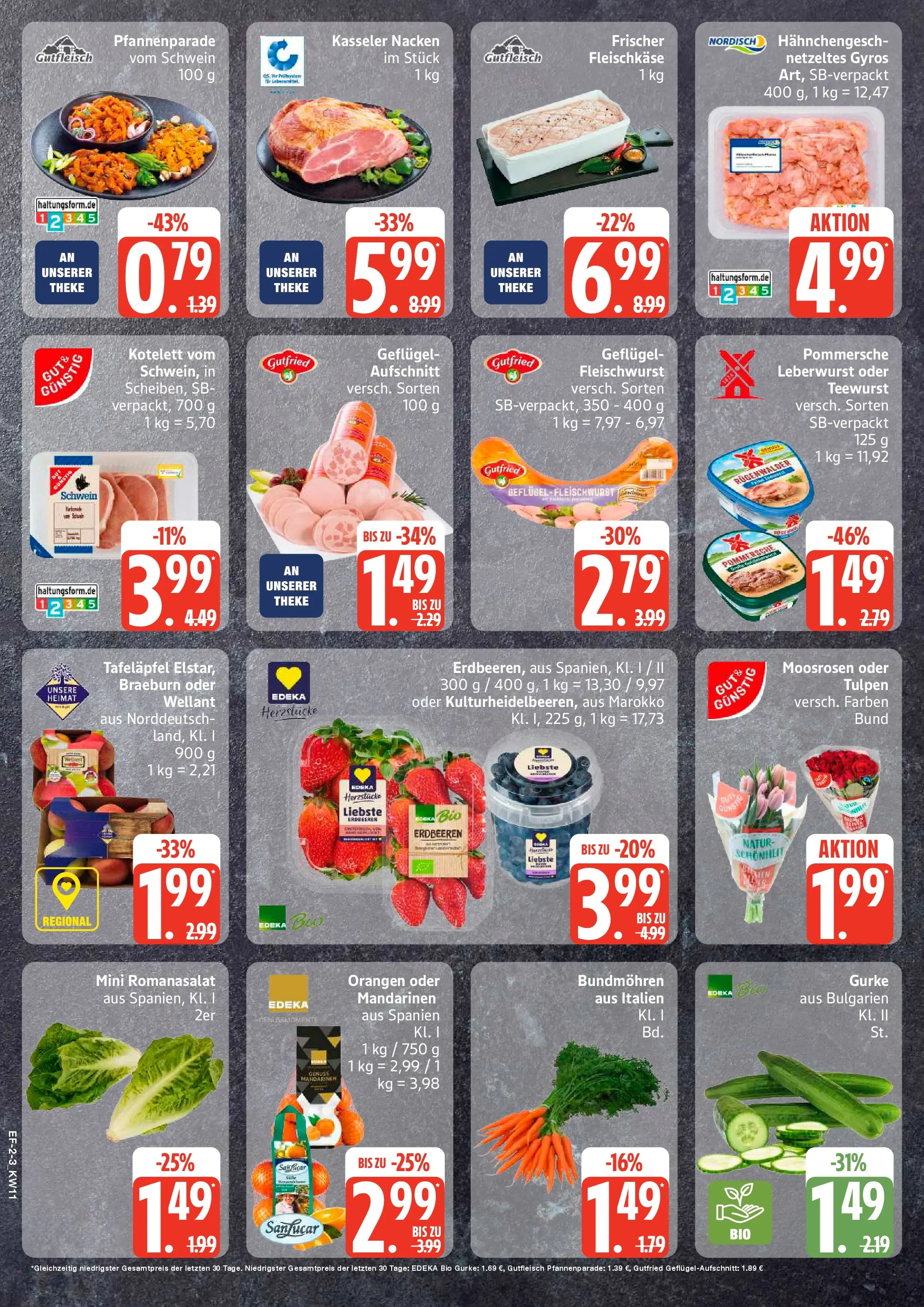 Edeka prospekt Schellhorn	 (ab 09.03.2026) » Angebote Online | Seite: 2 | Produkte: Orangen, Gyros, Kasseler nacken, Erdbeeren