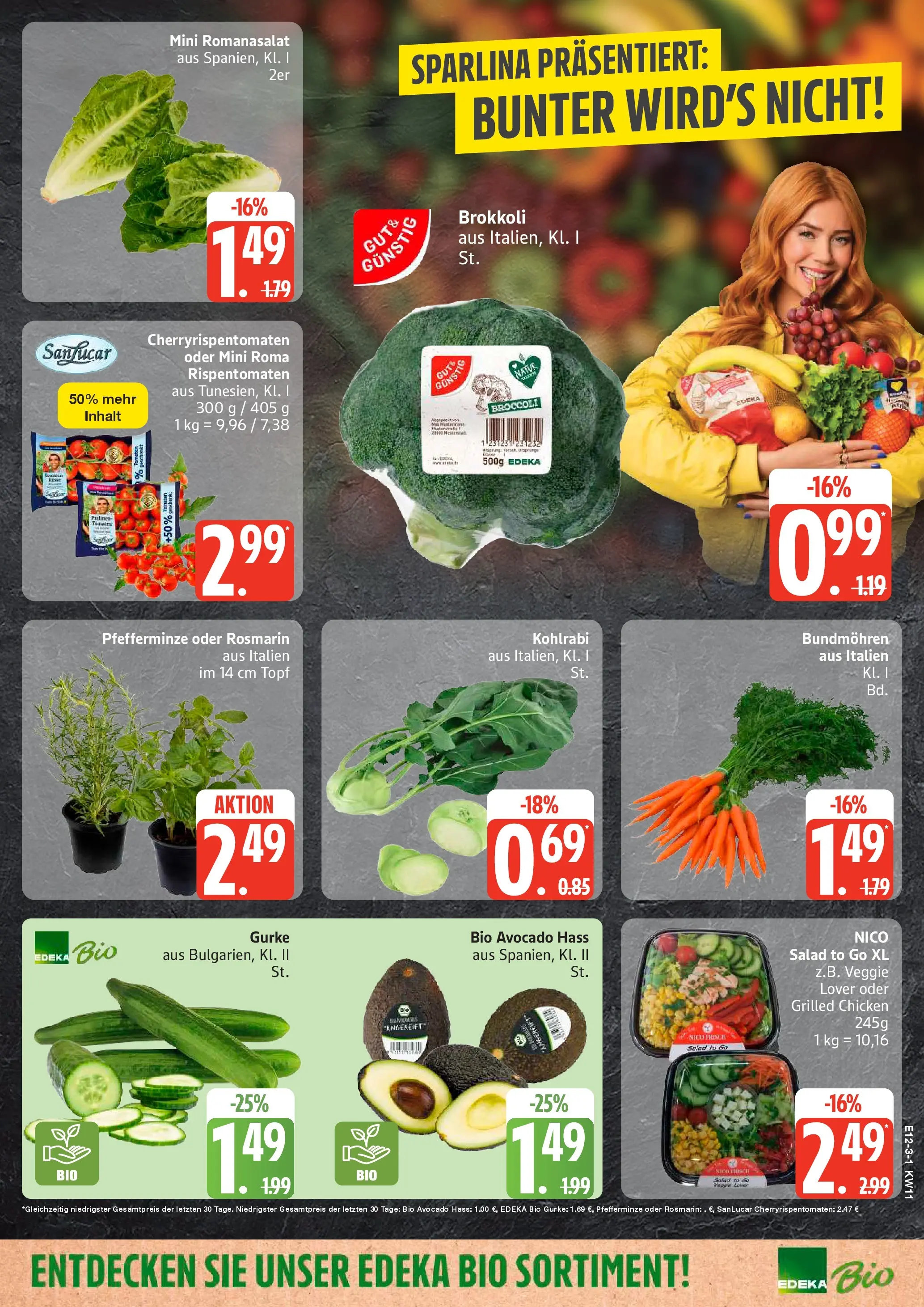 Edeka prospekt Sterup	 (ab 09.03.2026) » Angebote Online | Seite: 3 | Produkte: Kohlrabi, Tomaten, Avocado, Brokkoli