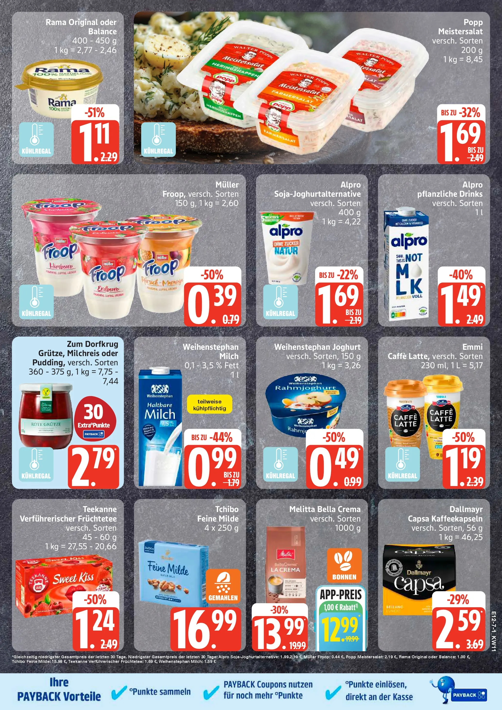Edeka prospekt Sterup	 (ab 09.03.2026) » Angebote Online | Seite: 7 | Produkte: Pudding, Dallmayr, Himbeere, Dallmayr capsa