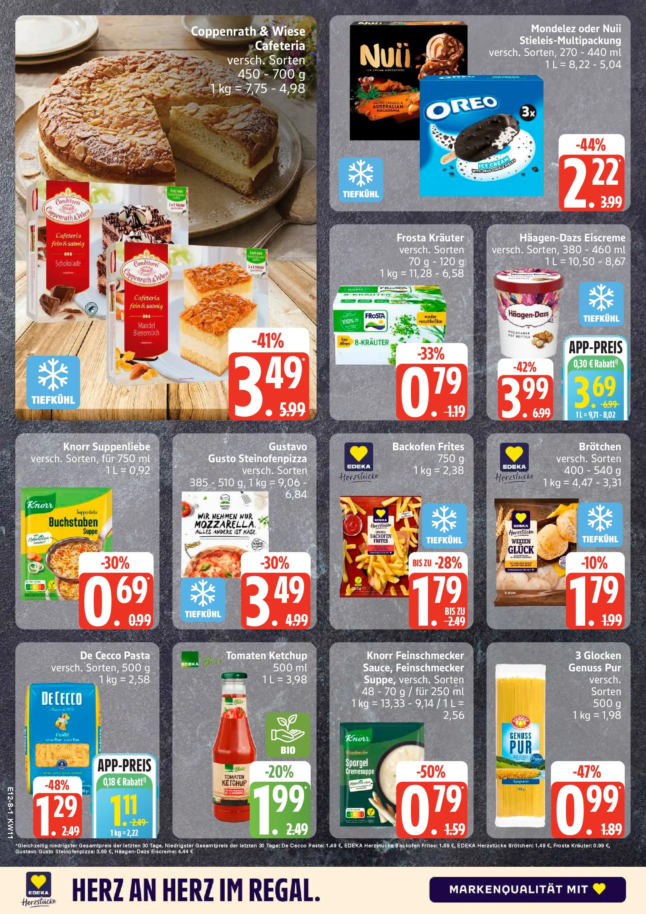 Edeka prospekt Sterup	 (ab 09.03.2026) » Angebote Online | Seite: 8 | Produkte: Eiscreme, Knorr, Pasta, Ketchup