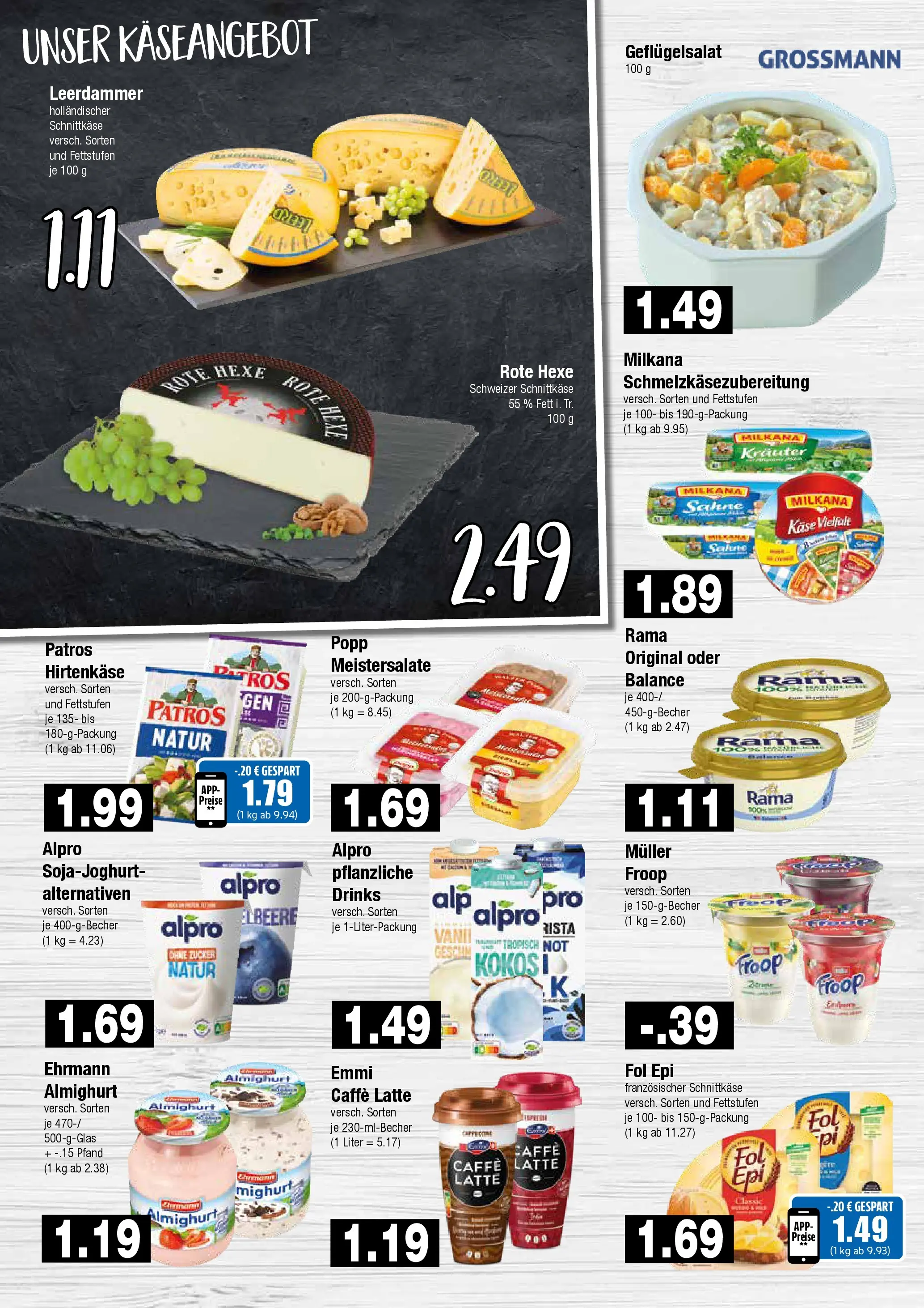 Edeka prospekt Hamburg	 (ab 09.03.2026) » Angebote Online | Seite: 4 | Produkte: Froop, Käse, Milkana, Zucker